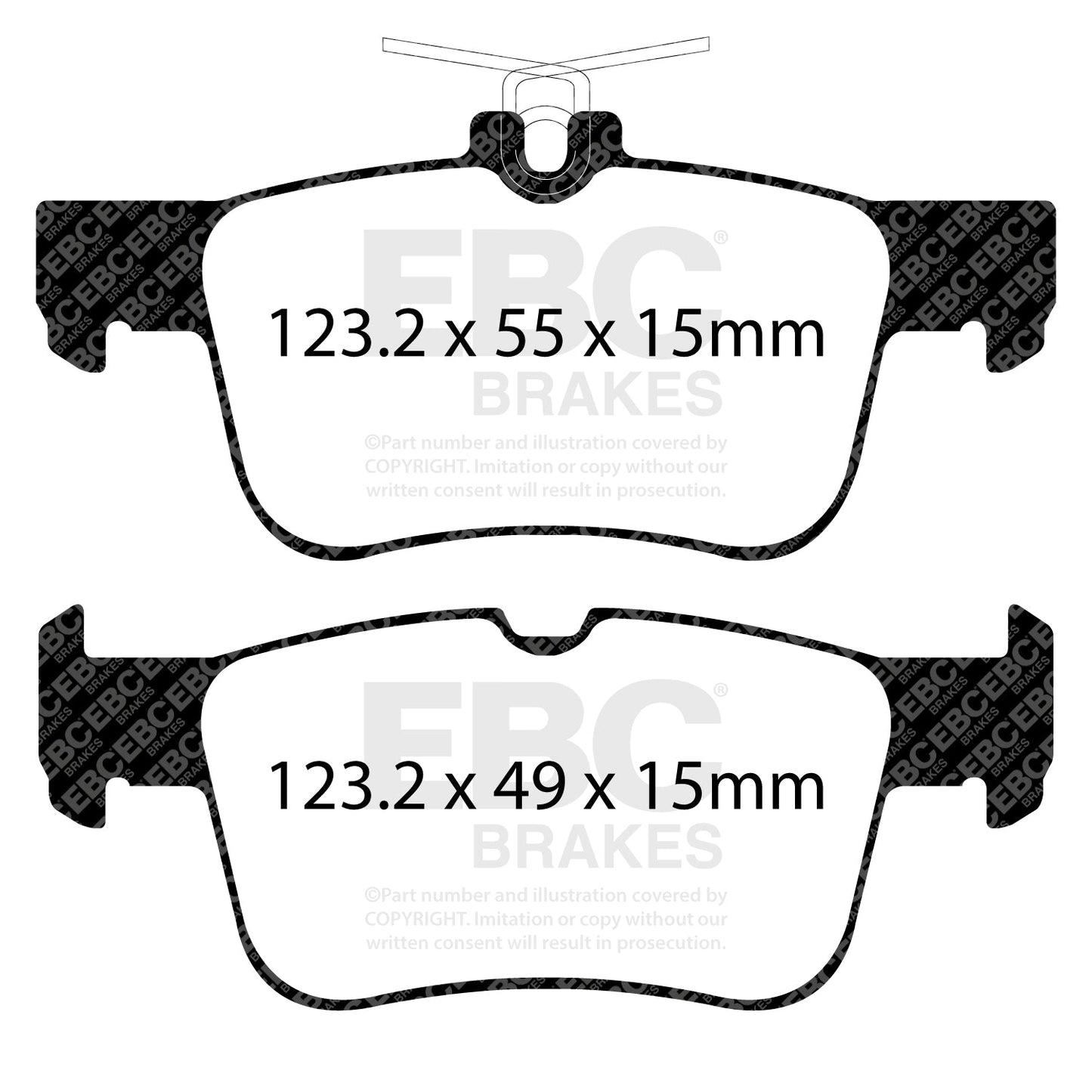 EBC Ultimax OE Replacement Brake Pad Set (DPX2160)