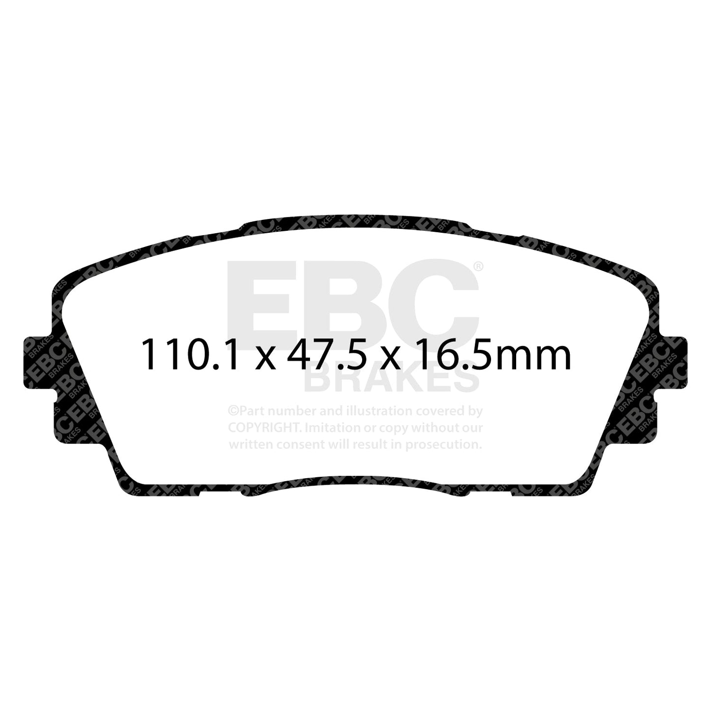 EBC Ultimax OE Replacement Brake Pad Set (DPX2163)