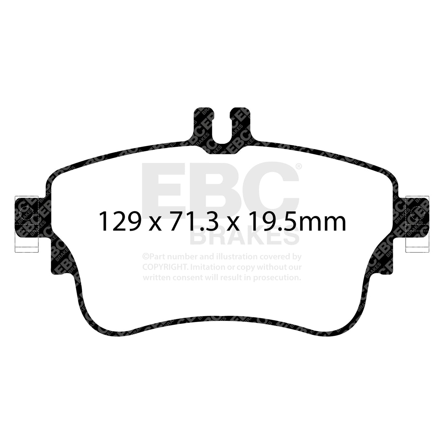 EBC Ultimax OE Replacement Brake Pad Set (DPX2164)