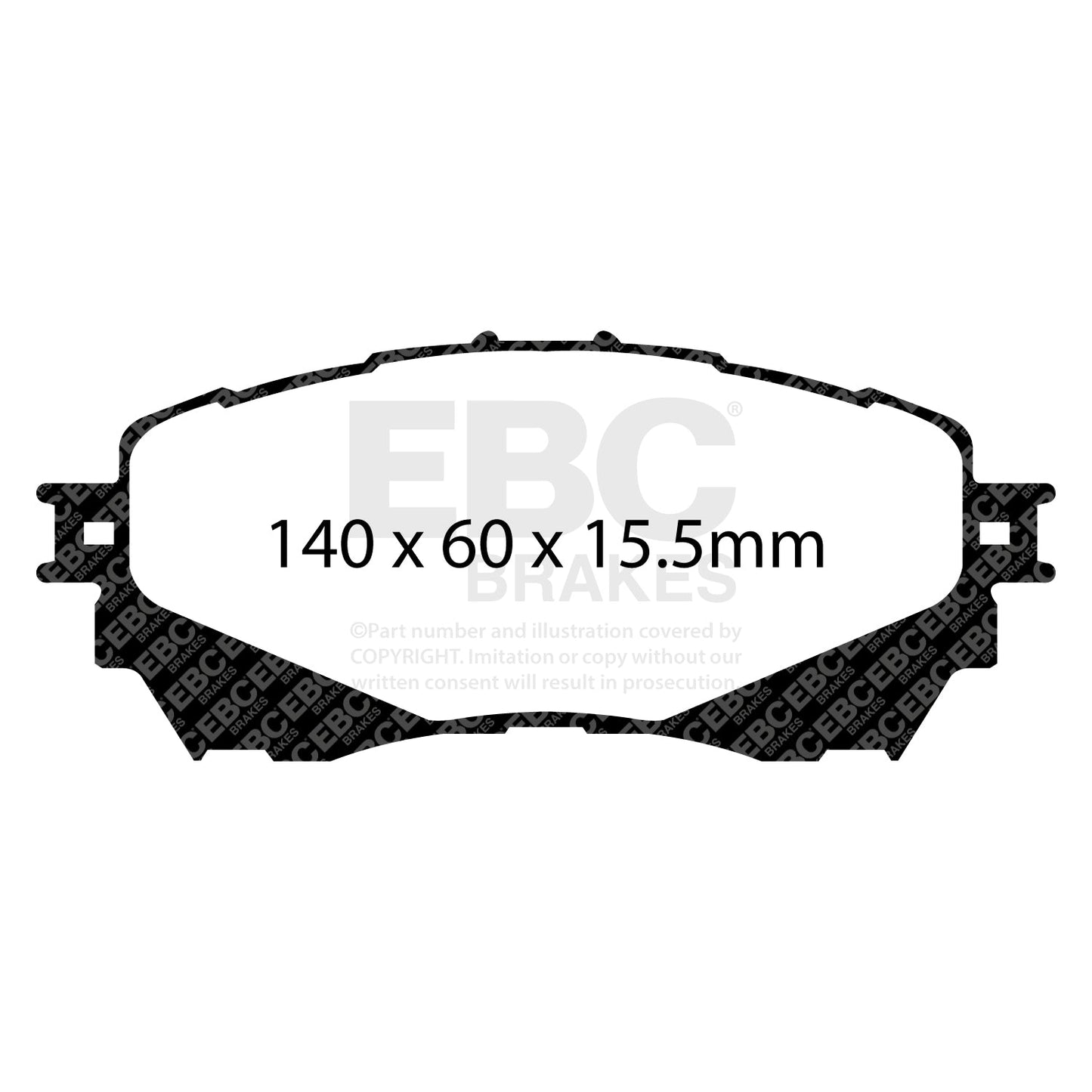 EBC Brakes Pad and Disc Kit (PD06KF823)