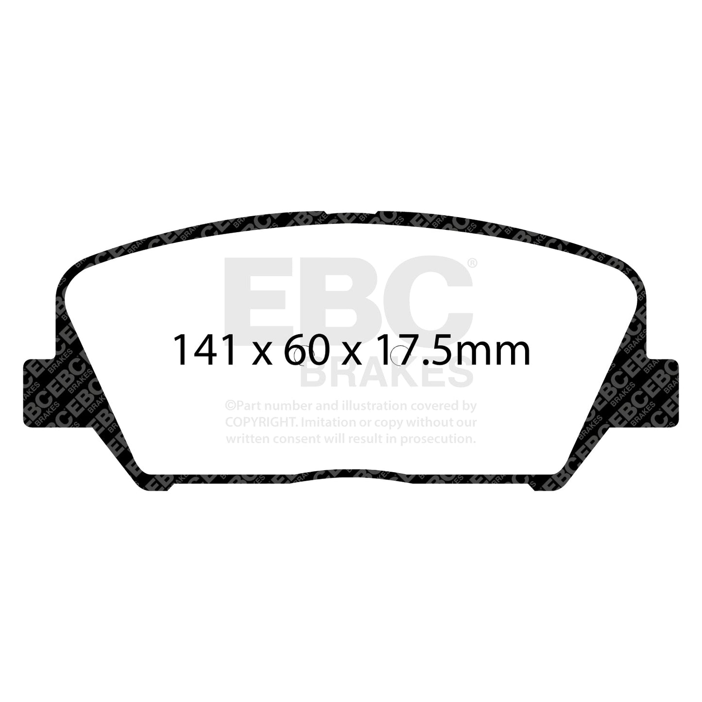EBC Ultimax OE Replacement Brake Pad Set (DPX2172)
