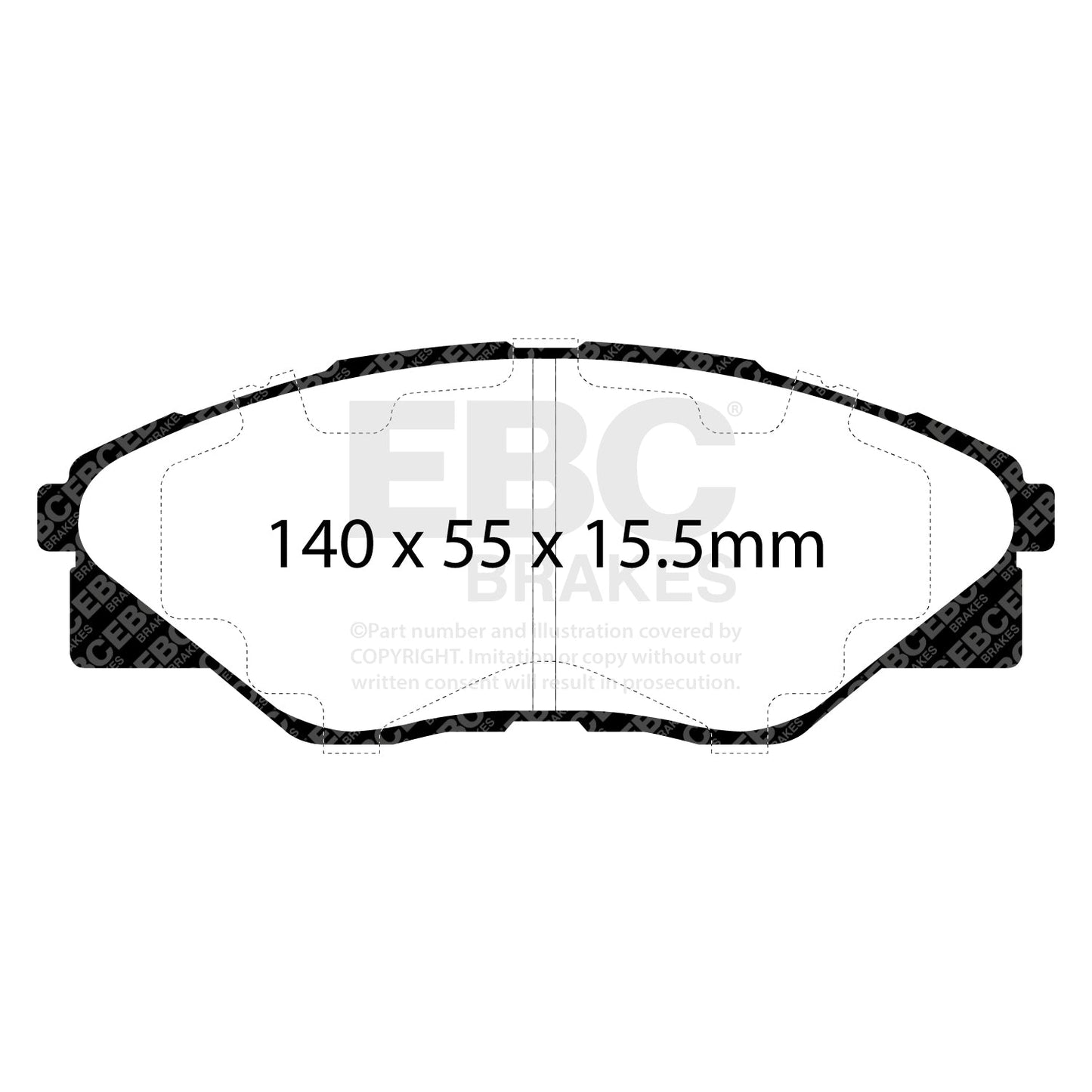 EBC Brakes Pad and Disc Kit (PDKF2037)