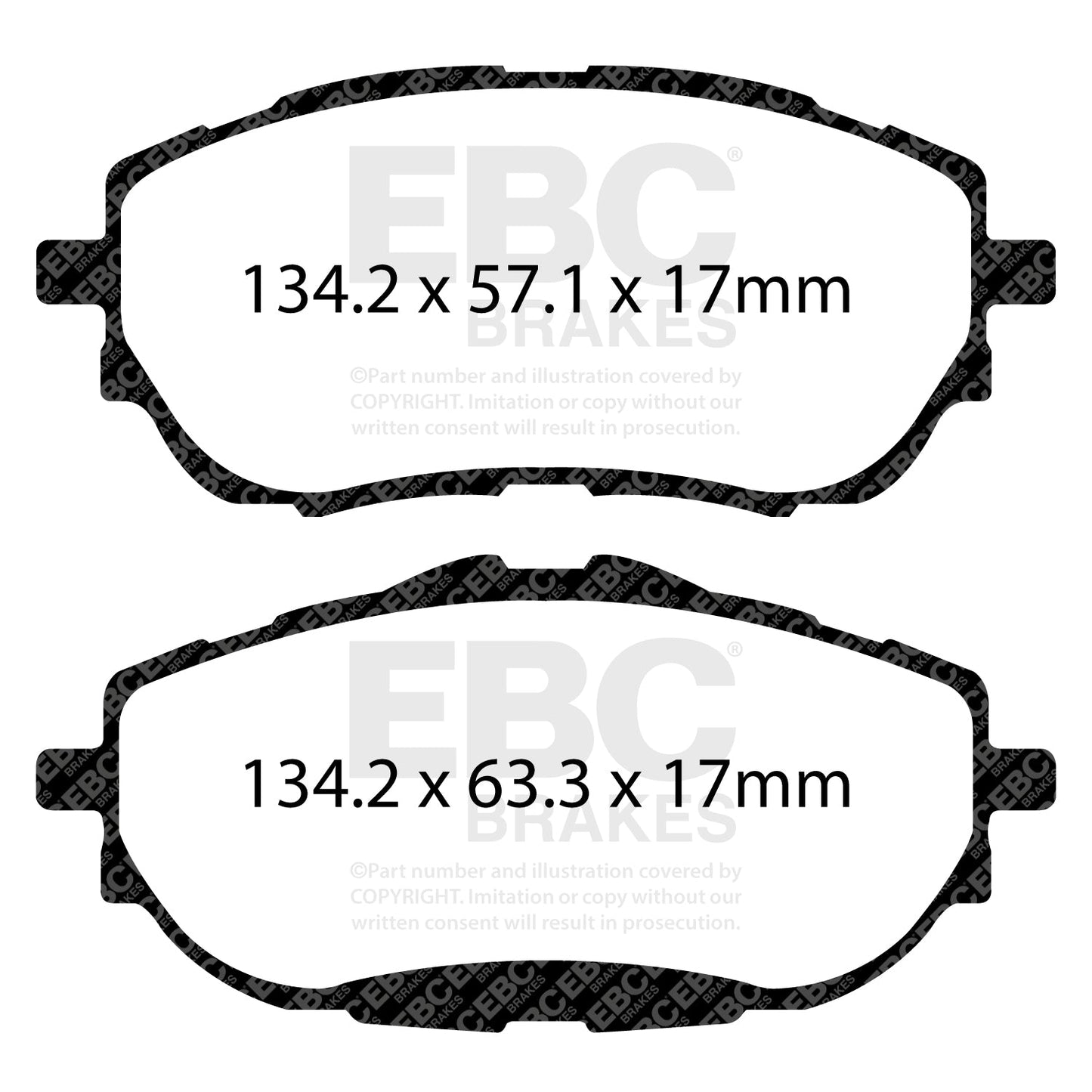 EBC Brakes Pad and Disc Kit (PDKF1902)