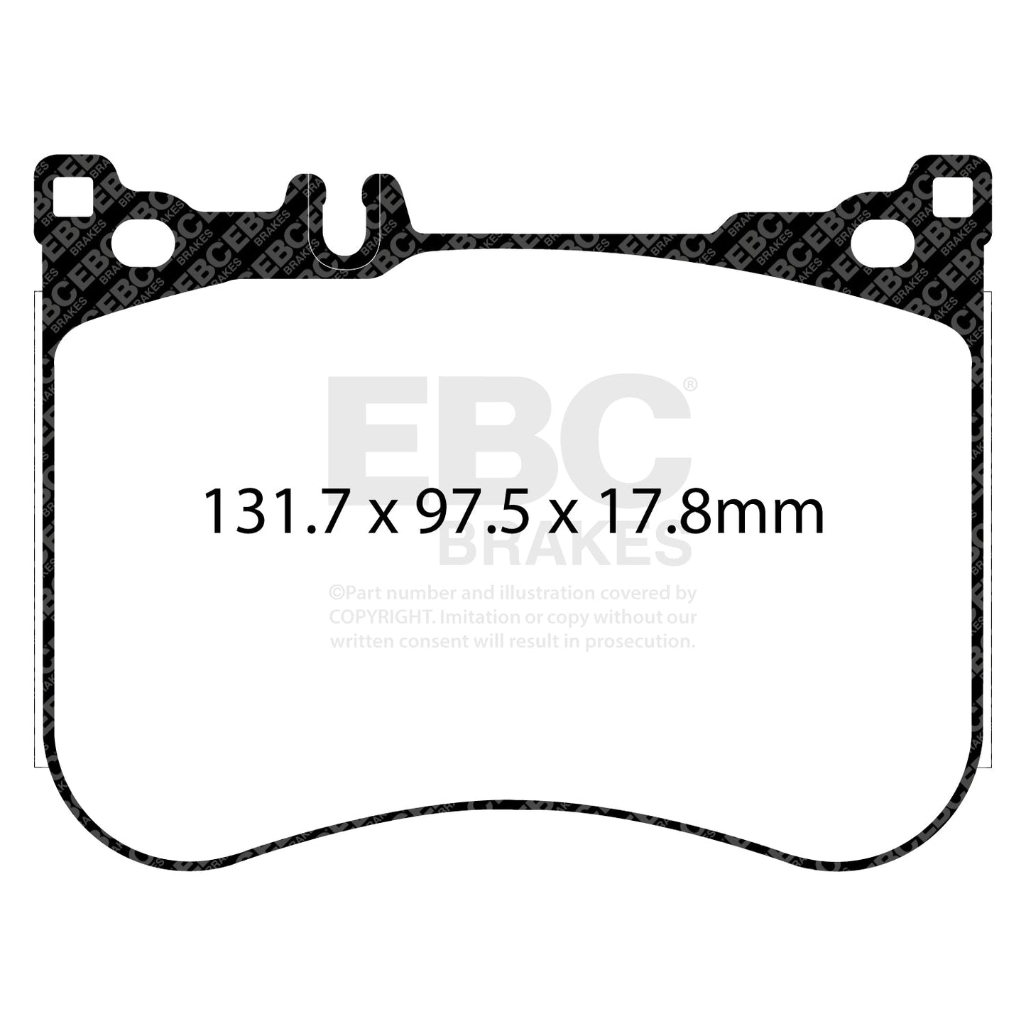 EBC Greenstuff 2000 Series Sport Brake Pad Set (DP22178)