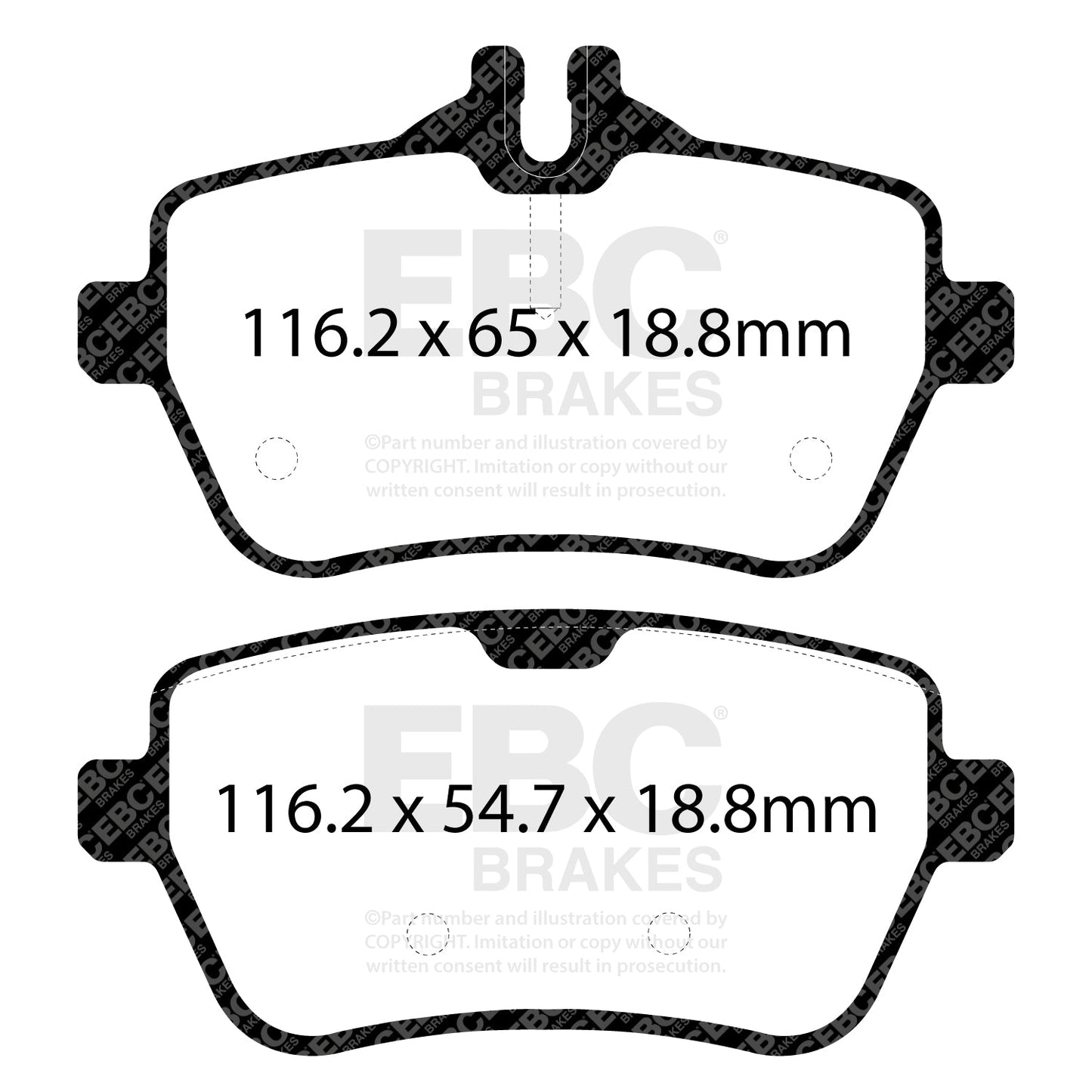EBC Greenstuff 2000 Series Sport Brake Pad Set (DP22180)