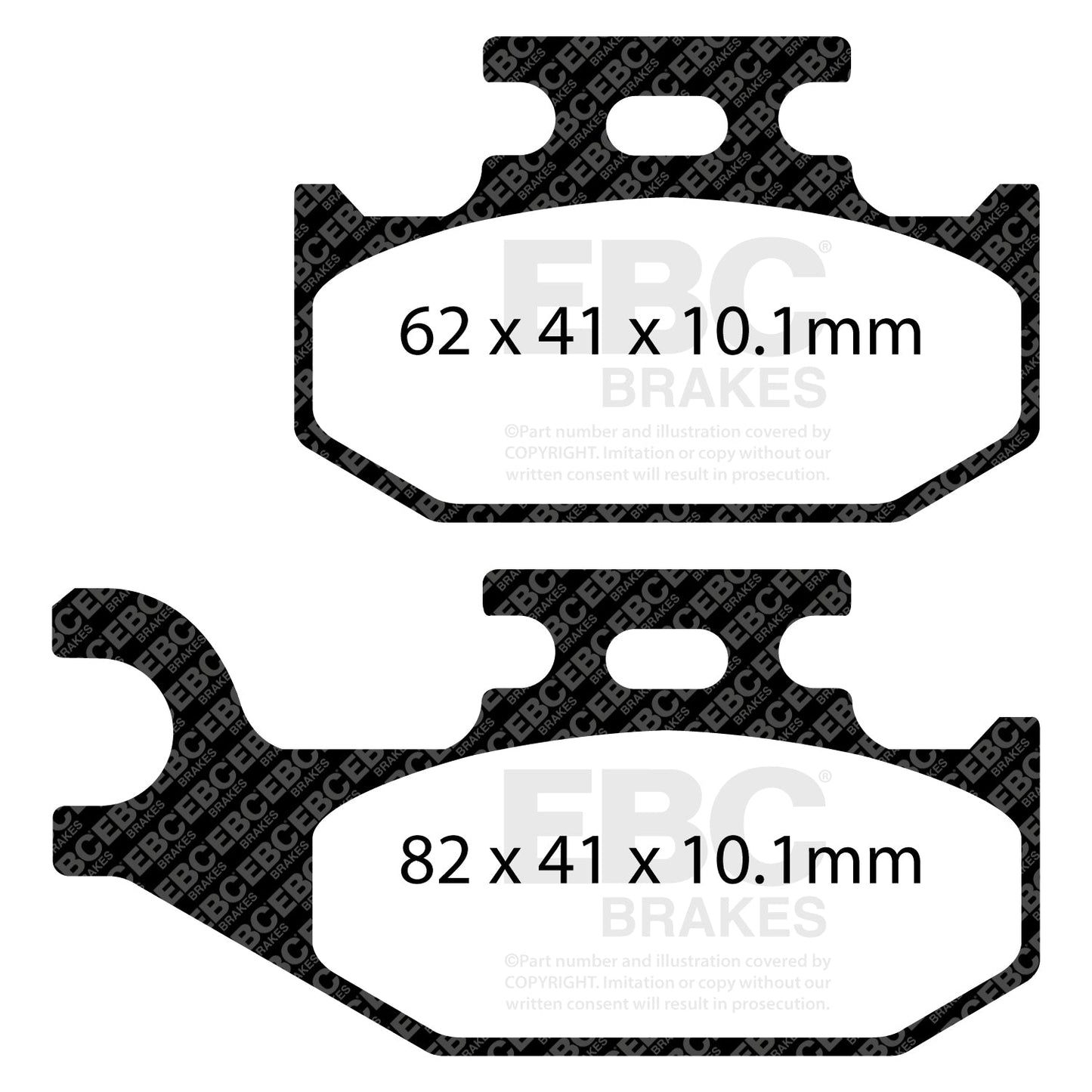 EBC Ultimax OE Replacement Brake Pad Set (DPX2182)