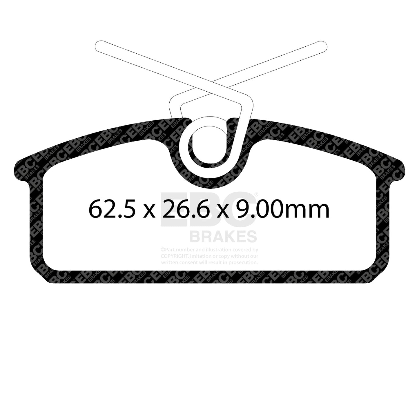 EBC Ultimax OE Replacement Brake Pad Set (DPX2183)