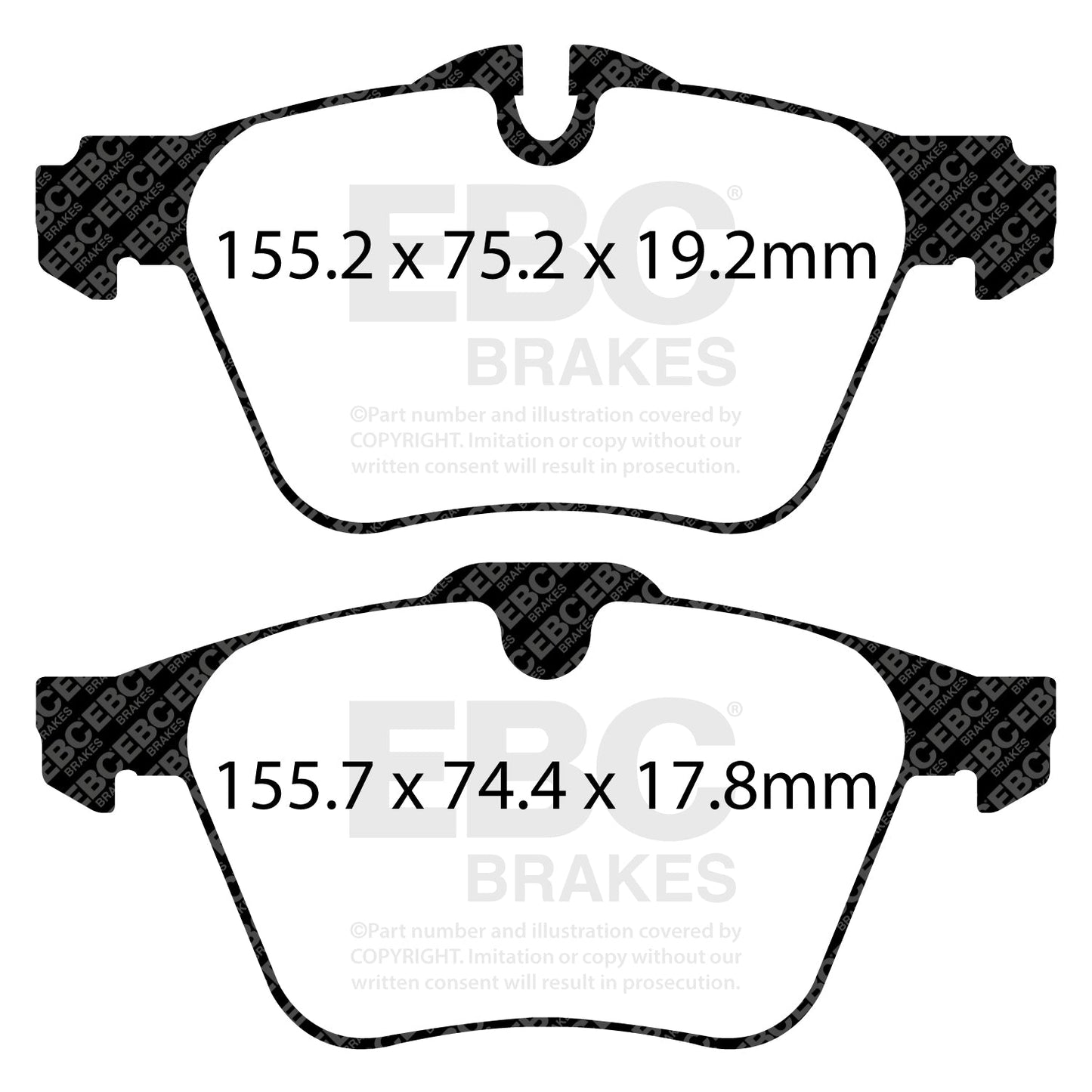 EBC Brakes Pad and Disc Kit (PD03KF1486)