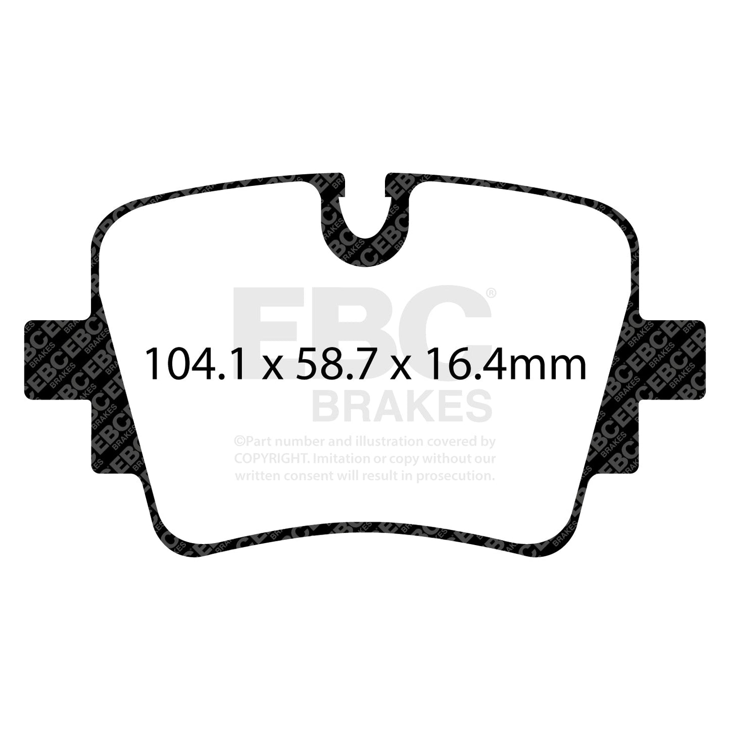 EBC Yellowstuff 4000 Series Street and Track Brake Pad Set (DP42190R)