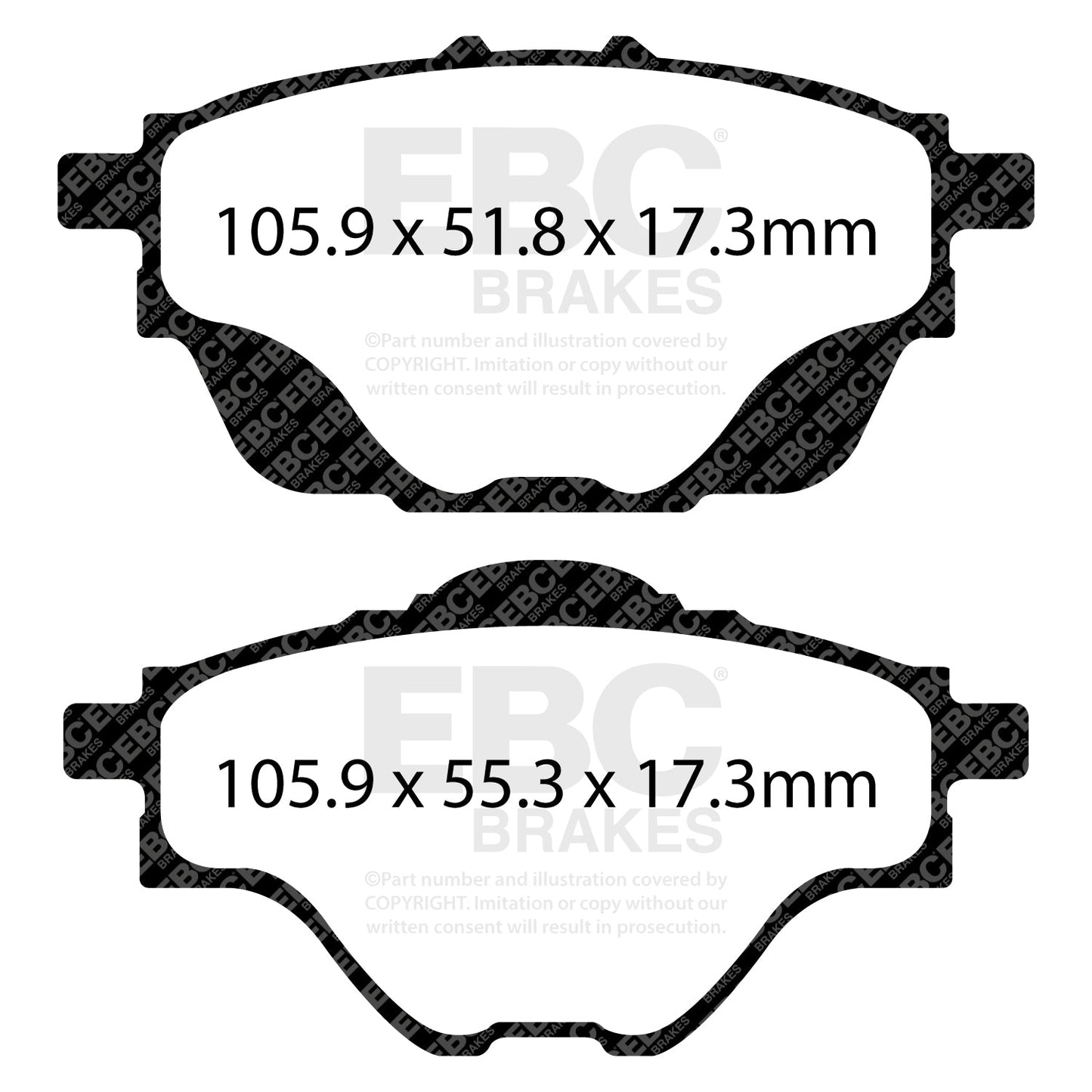 EBC Brakes Pad and Disc Full vehicle Kit (PD40K2389)