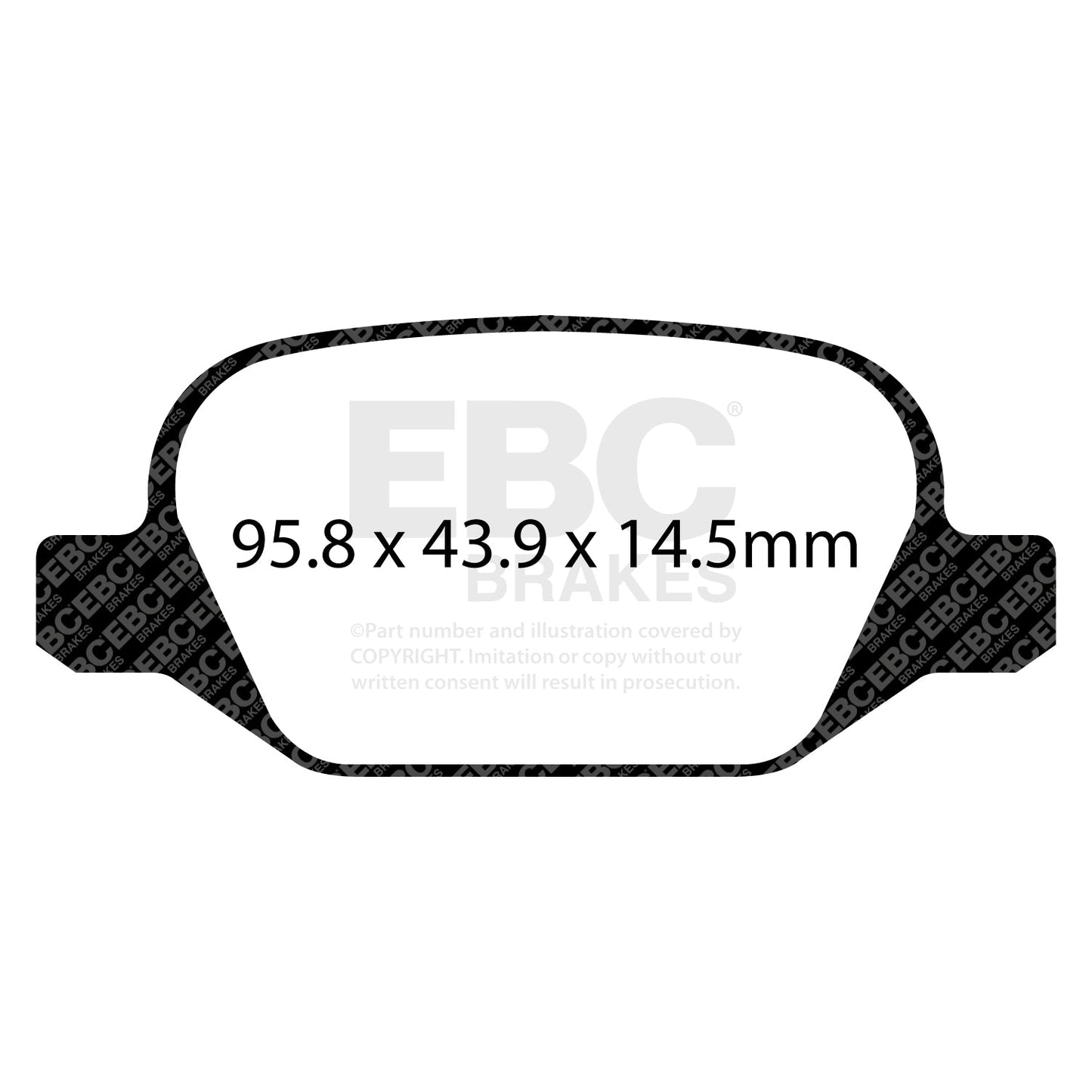 EBC Ultimax OE Replacement Brake Pad Set (DPX2202)