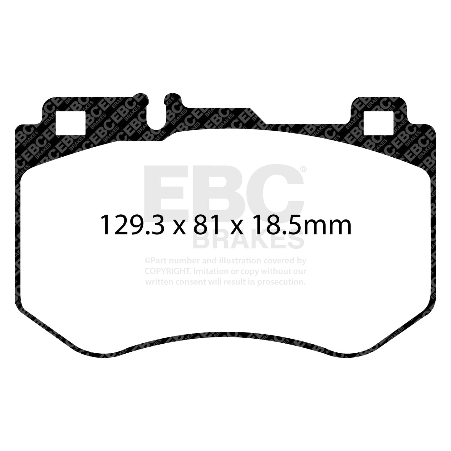 EBC Ultimax Brake Pad OE Replacement Set (DPX2209)