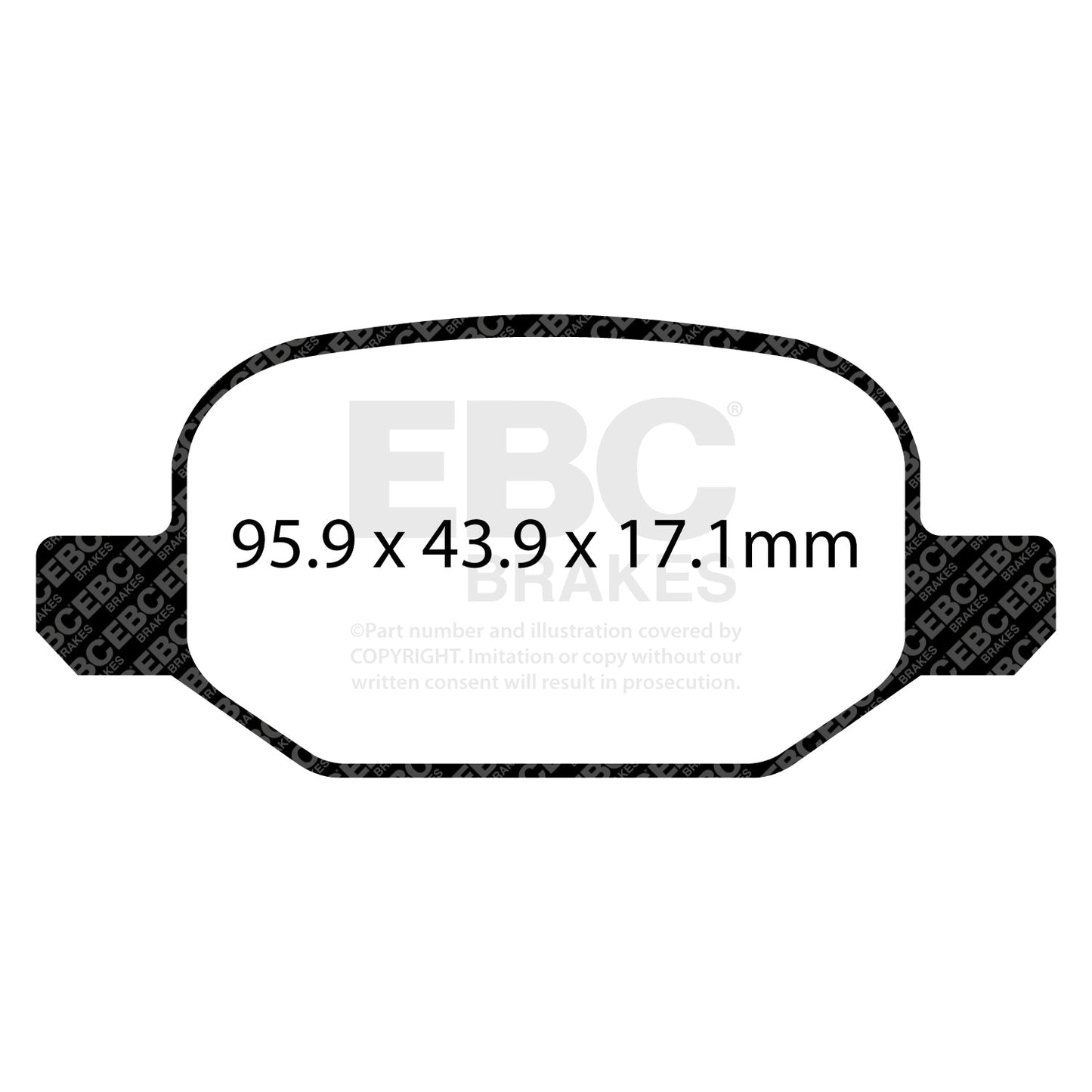 EBC Ultimax OE Replacement Brake Pad Set (DPX2213)