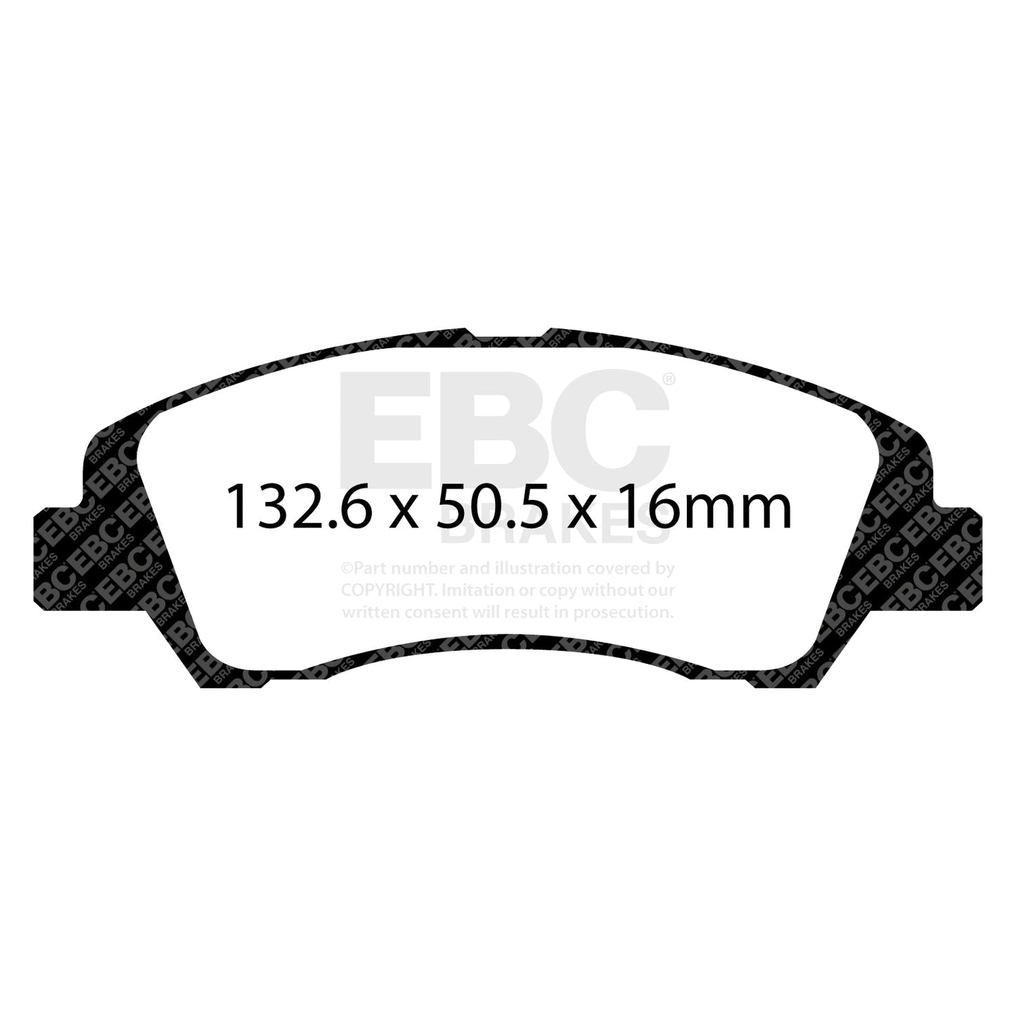 EBC Ultimax OE Replacement Brake Pad Set (DPX2218)