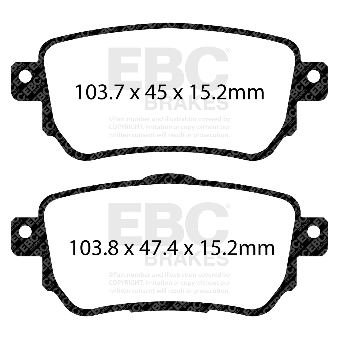 EBC Brakes Pad and Disc Full vehicle Kit (PD40K2495)