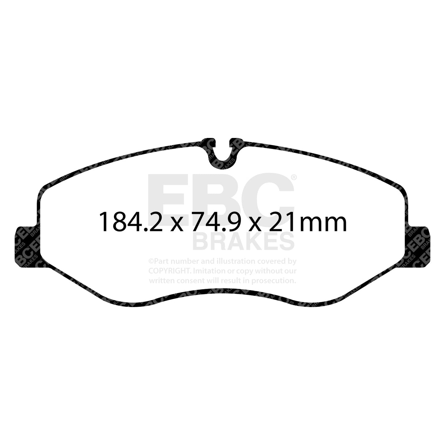 EBC Ultimax OE Replacement Brake Pad Set (DPX2223)