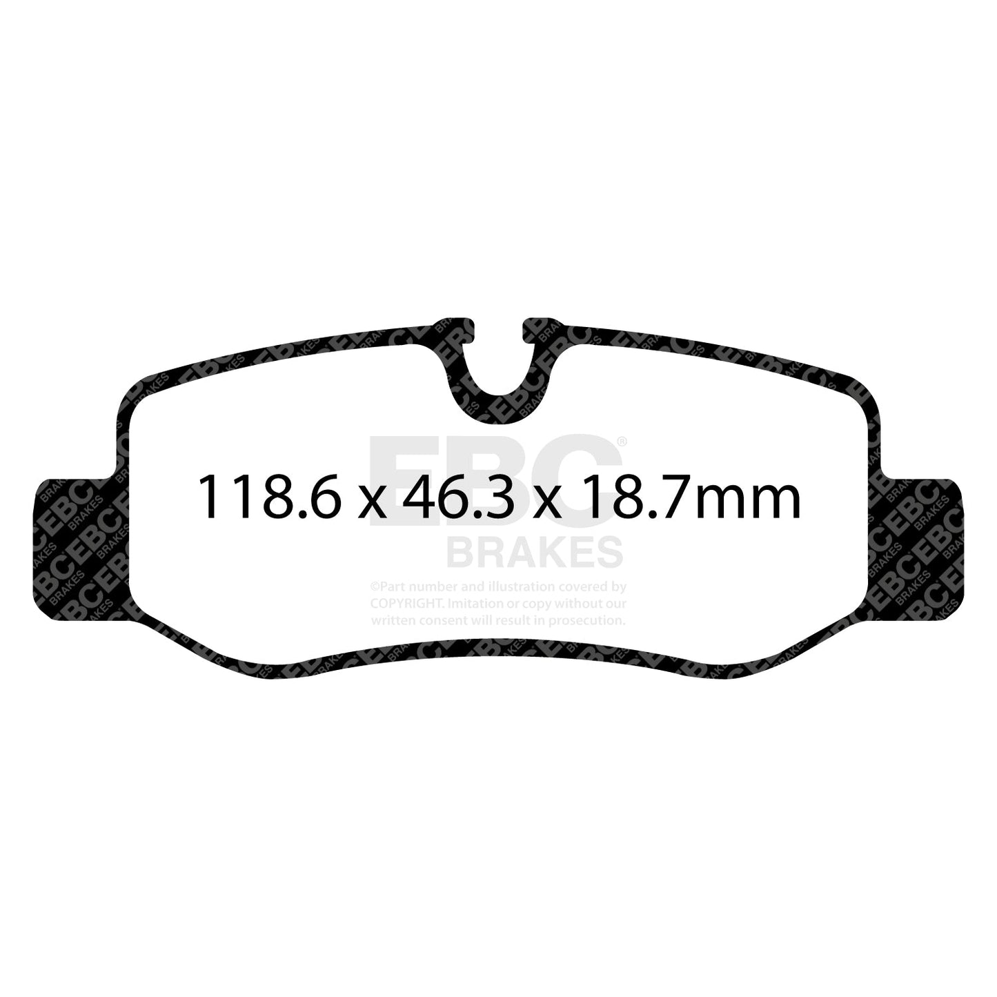 EBC Ultimax OE Replacement Brake Pad Set (DPX2224)