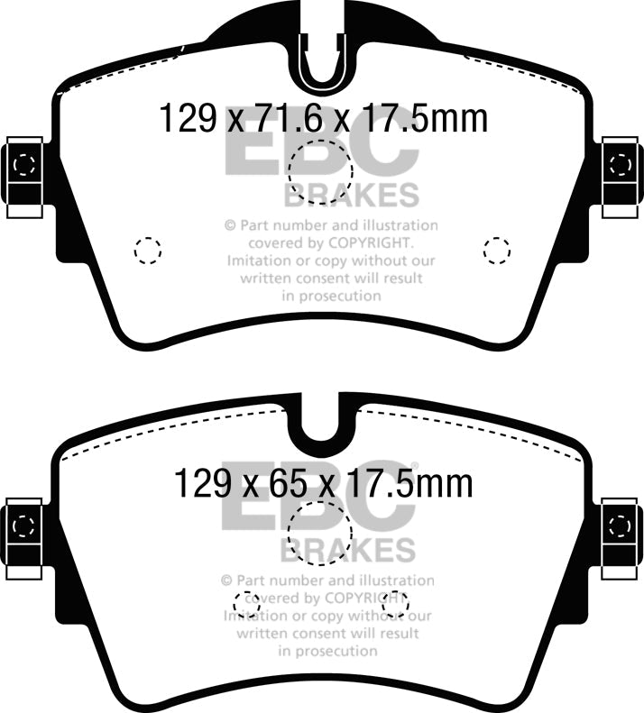 EBC Performance Pack Pad & Line Kit with Orangestuff Pads (PLK1938R)
