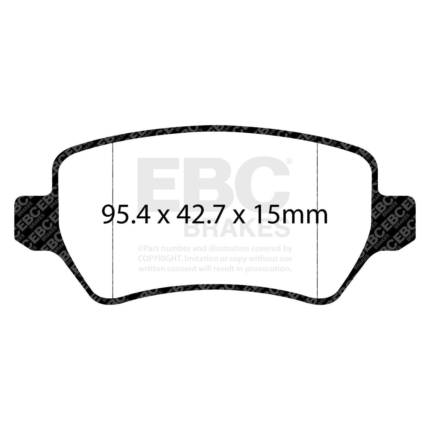 EBC Ultimax OE Replacement Brake Pad Set (DPX2233)