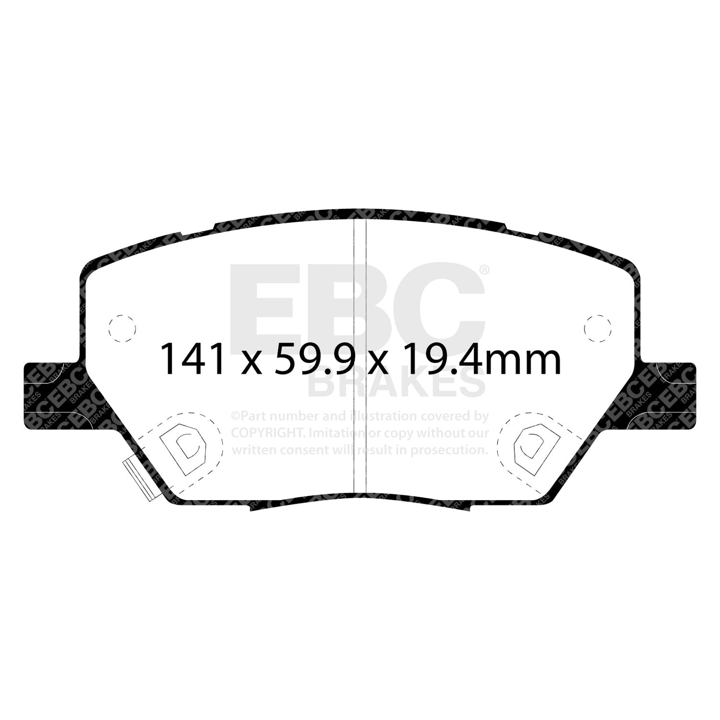 EBC Brakes Pad  and  Disc Kit (PD01KF1711)