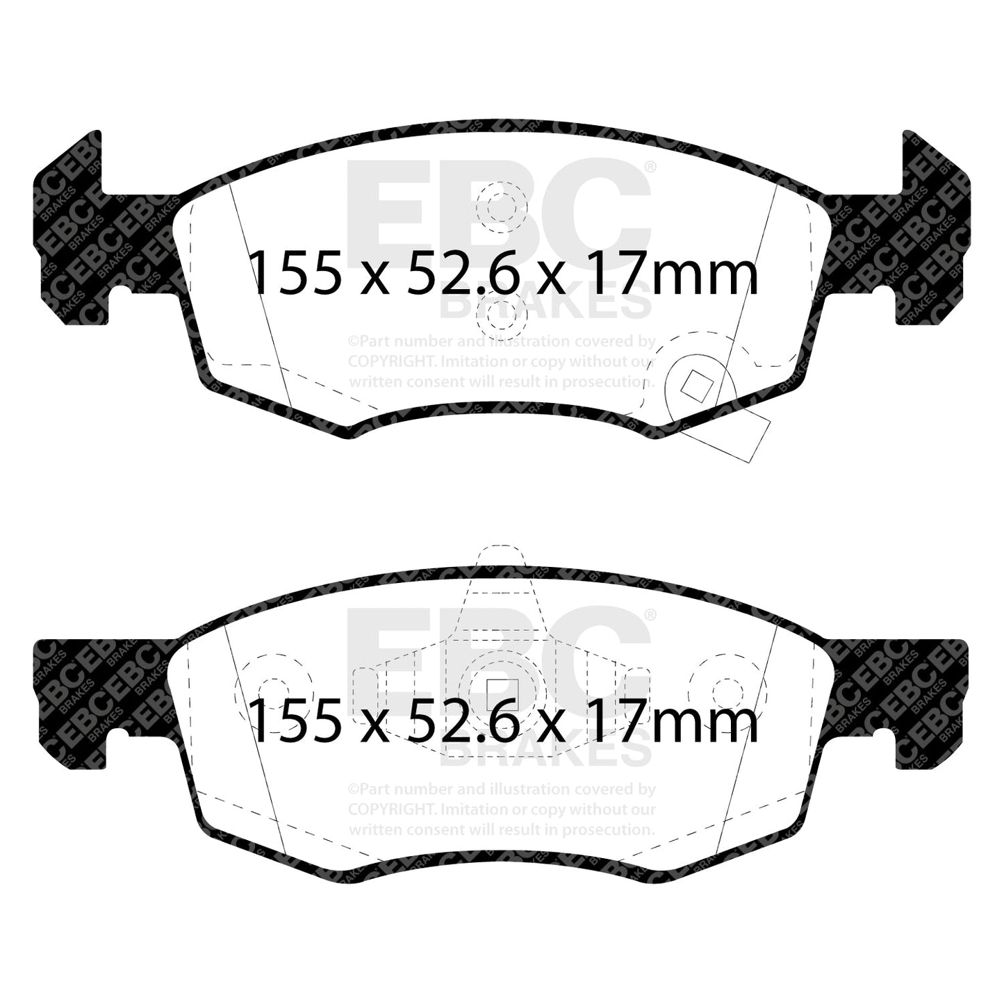 EBC Brakes Pad and Disc Kit (PD03KF1504)