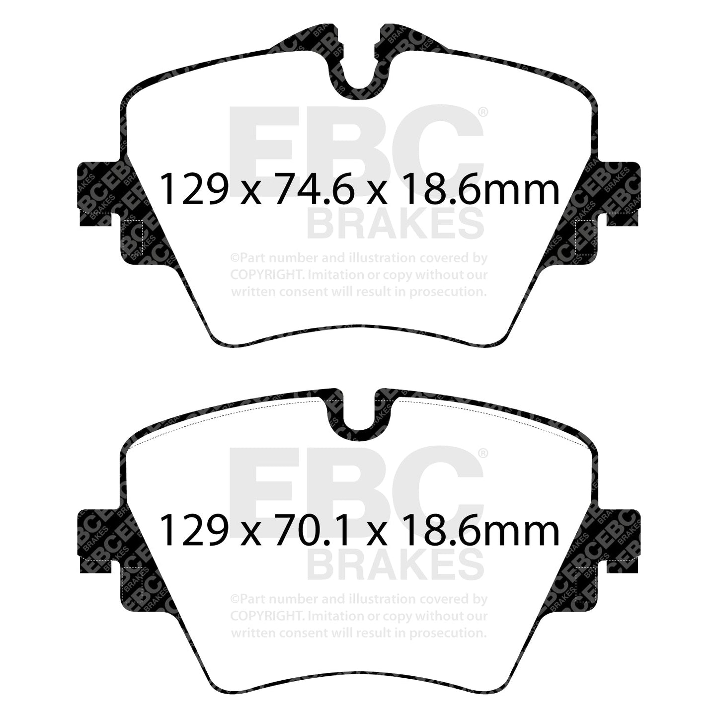 EBC Brakes Pad and Disc Kit (PD06KF805)