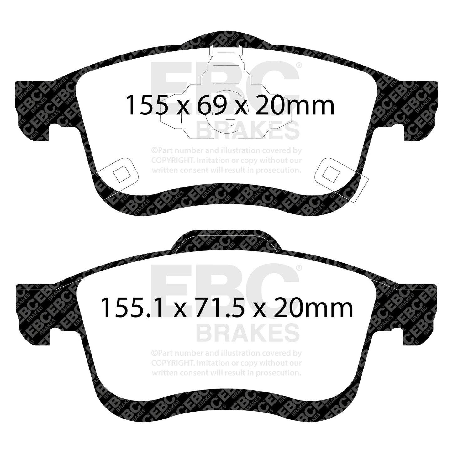 EBC Brakes Pad and Disc Kit (PDKF2372)