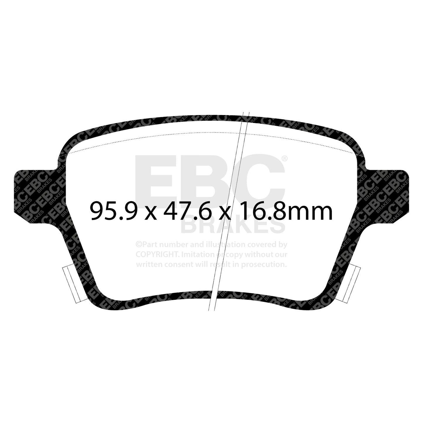 EBC Brakes Pad and Disc Kit (PD06KR418)
