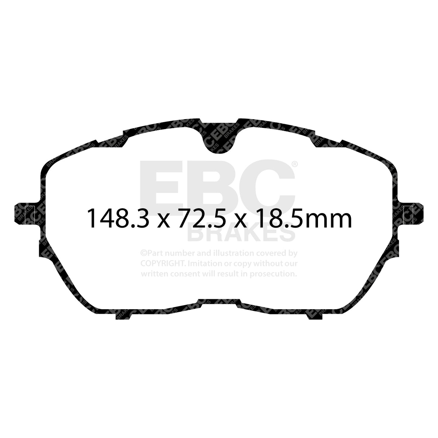 EBC Brakes Pad and Disc Kit (PD03KF1522)