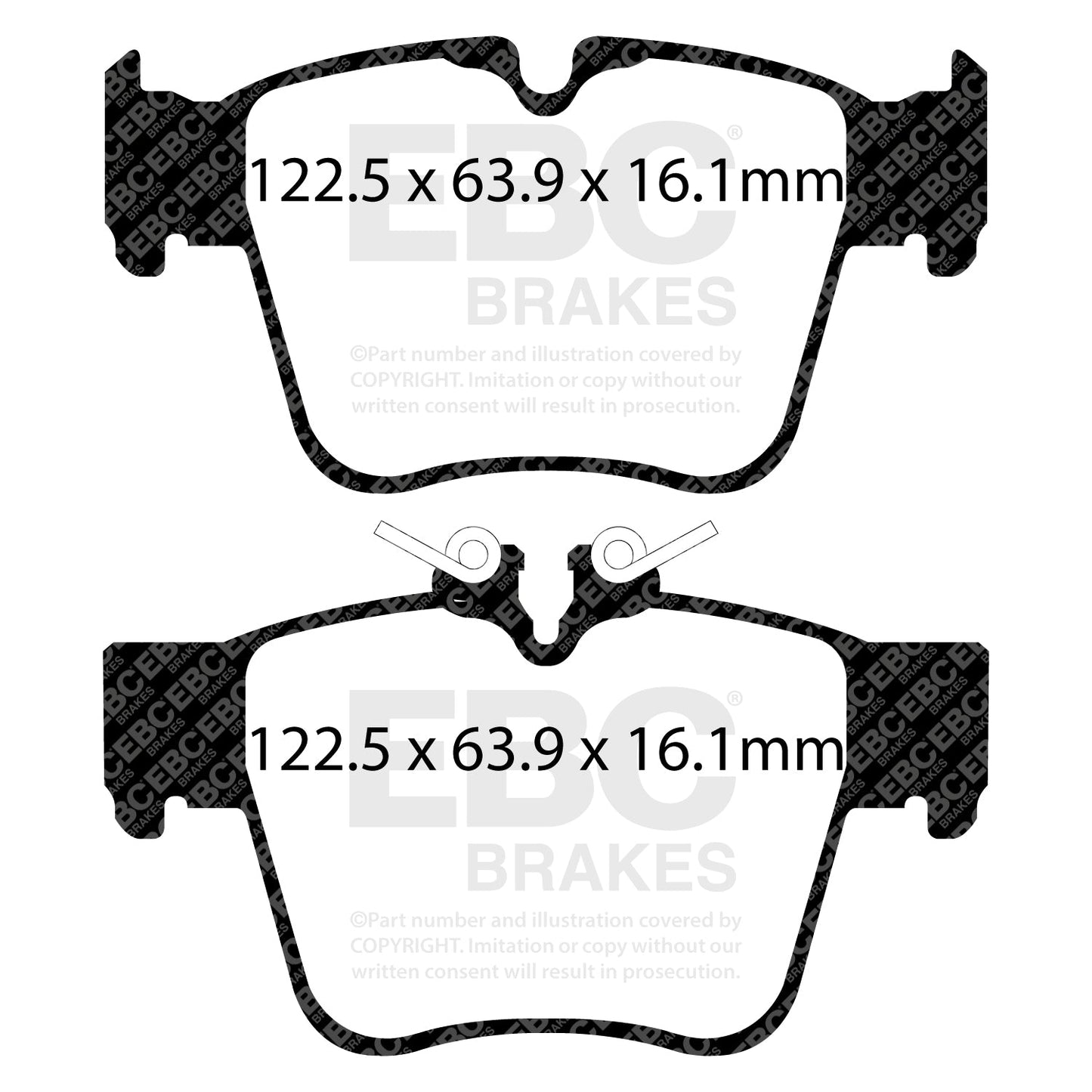 EBC Brakes Pad  and  Disc Kit (PD02KR542)