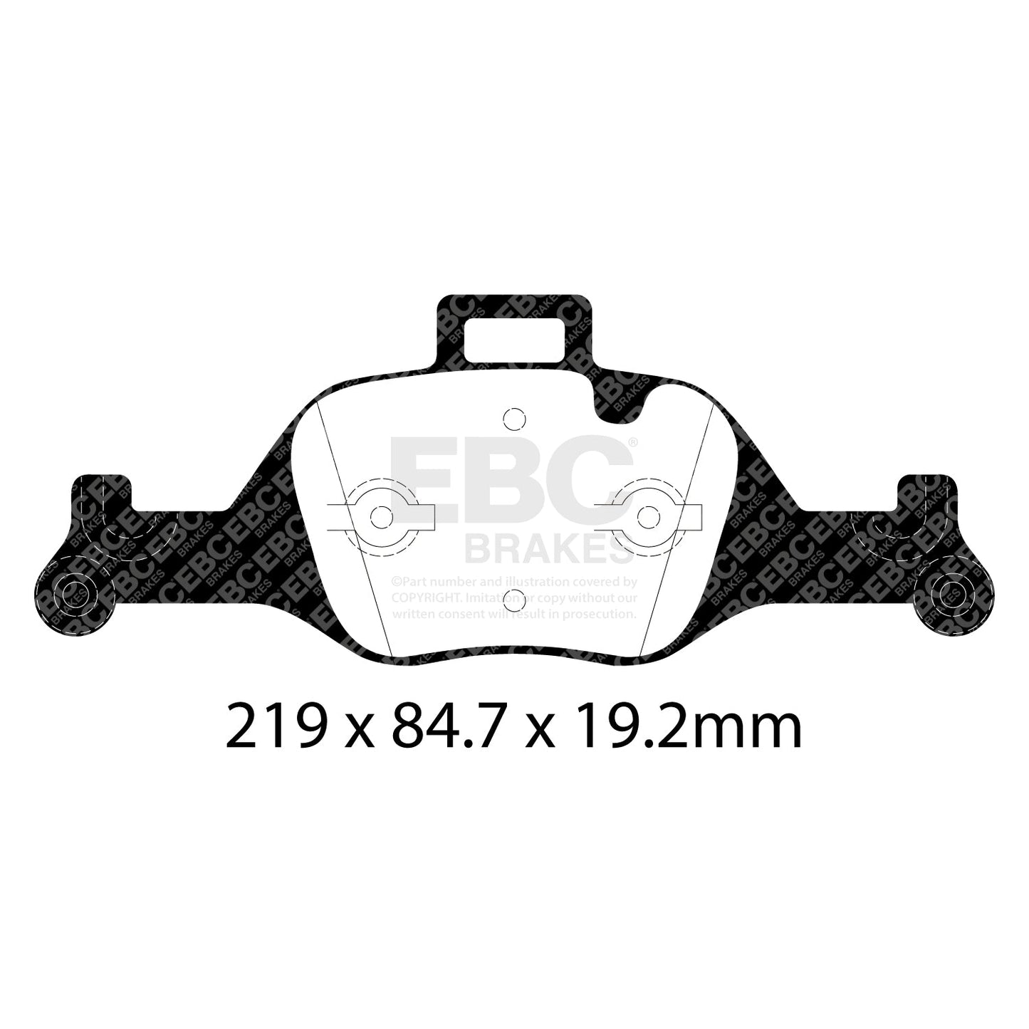 EBC Greenstuff 2000 Series Sport Brake Pad Set (DP22289)