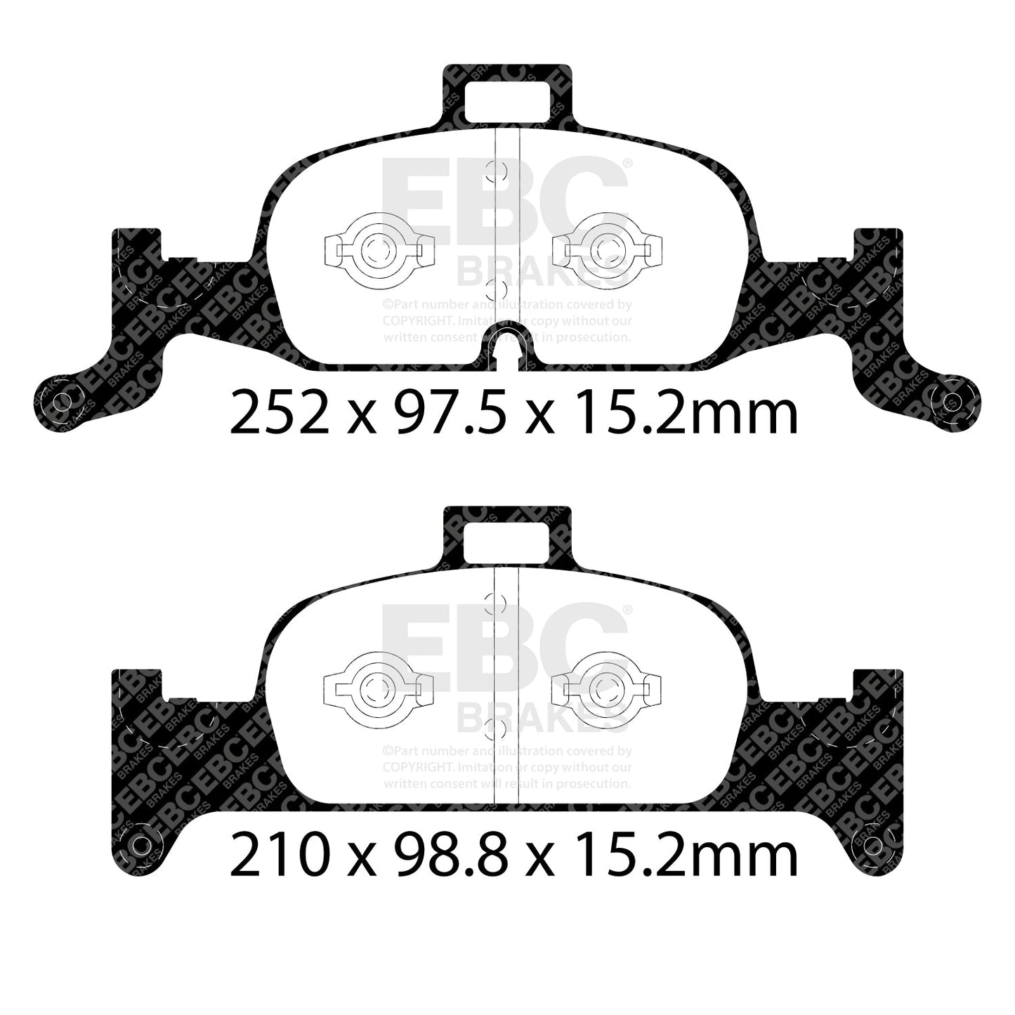 EBC Brakes Pad  and  Disc Kit (PD02KF623)
