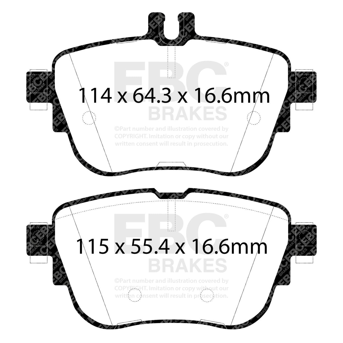 EBC Brakes Pad  and  Disc Kit (PD02KR543)