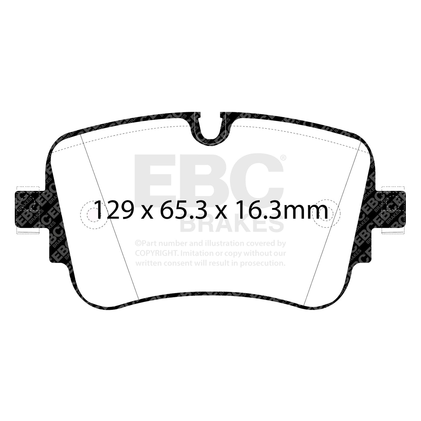 EBC Yellowstuff 4000 Series Street and Track Brake Pad Set (DP42299R)