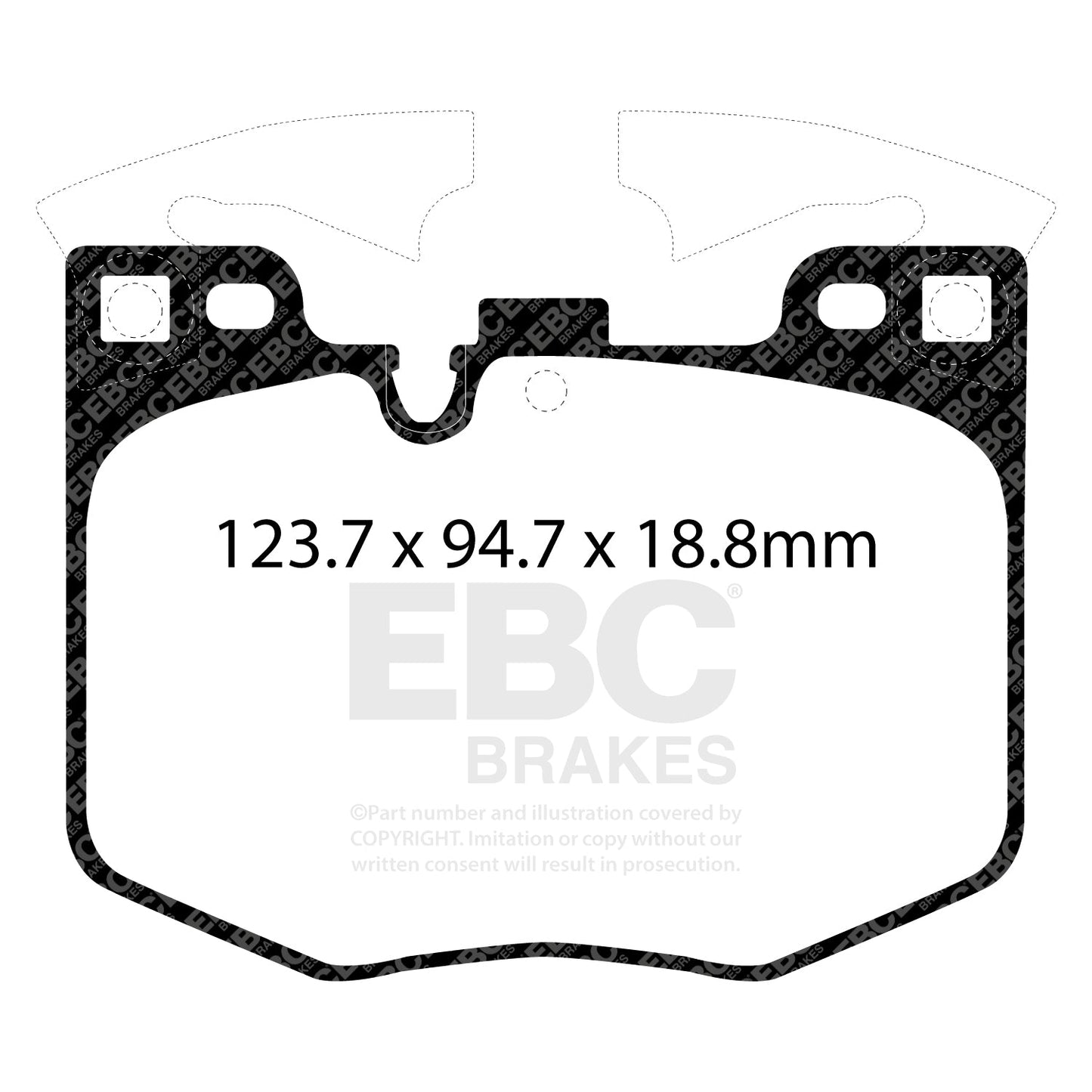 EBC Brakes Pad  and  Disc Kit (PD02KF625)