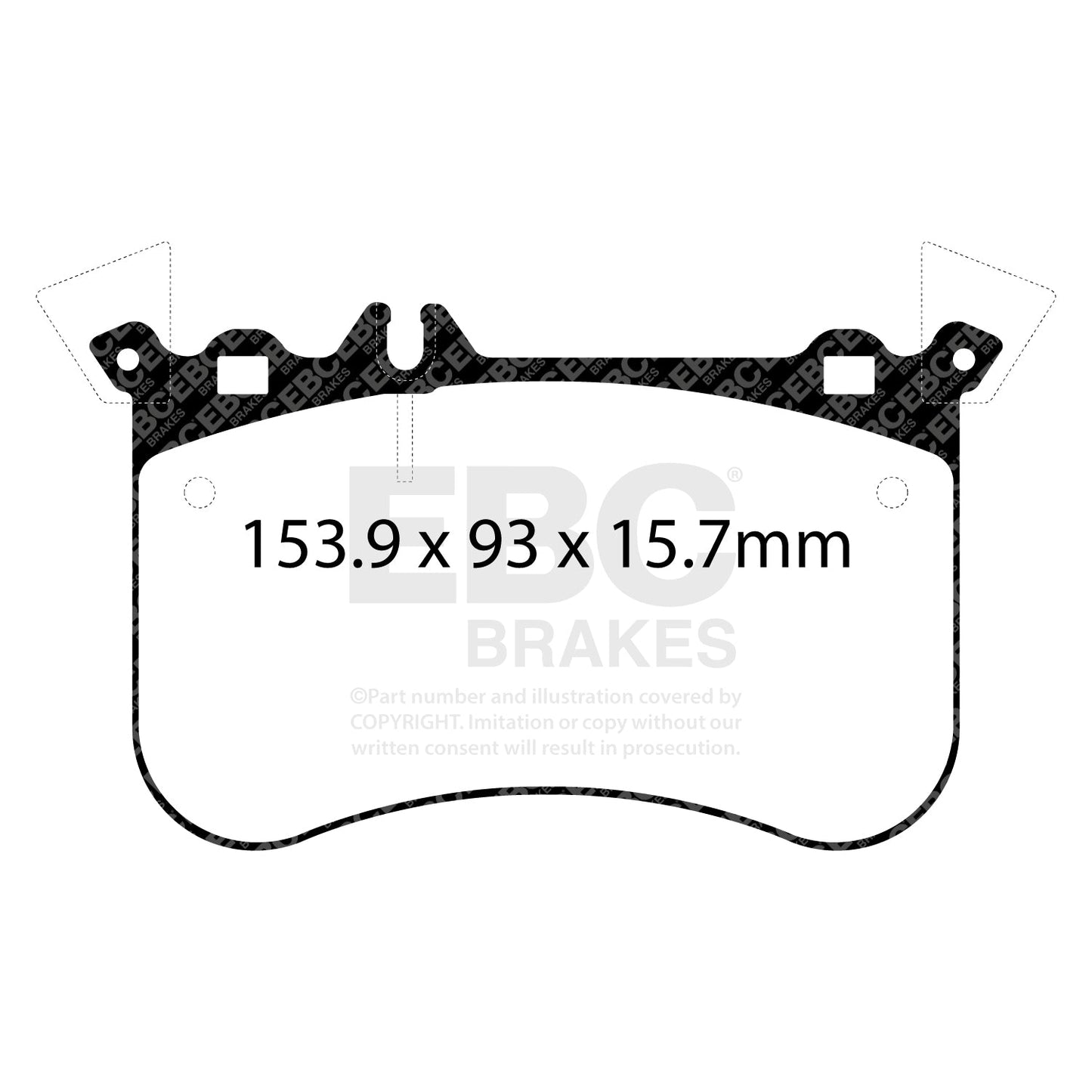 EBC Bluestuff NDX Trackday Brake Pad Set (DP52311NDX)