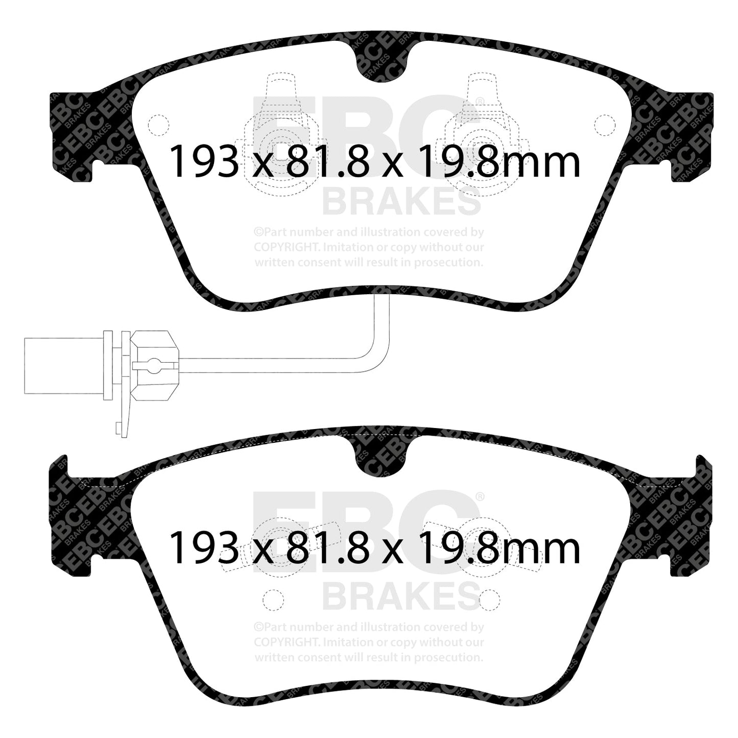 EBC Bluestuff Brake Pad 5000 Series TrackDay Set (DP52317NDX)