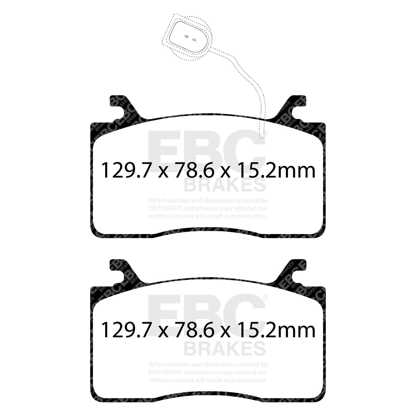 EBC Brakes Pad and Disc Kit (PD03KF1548)
