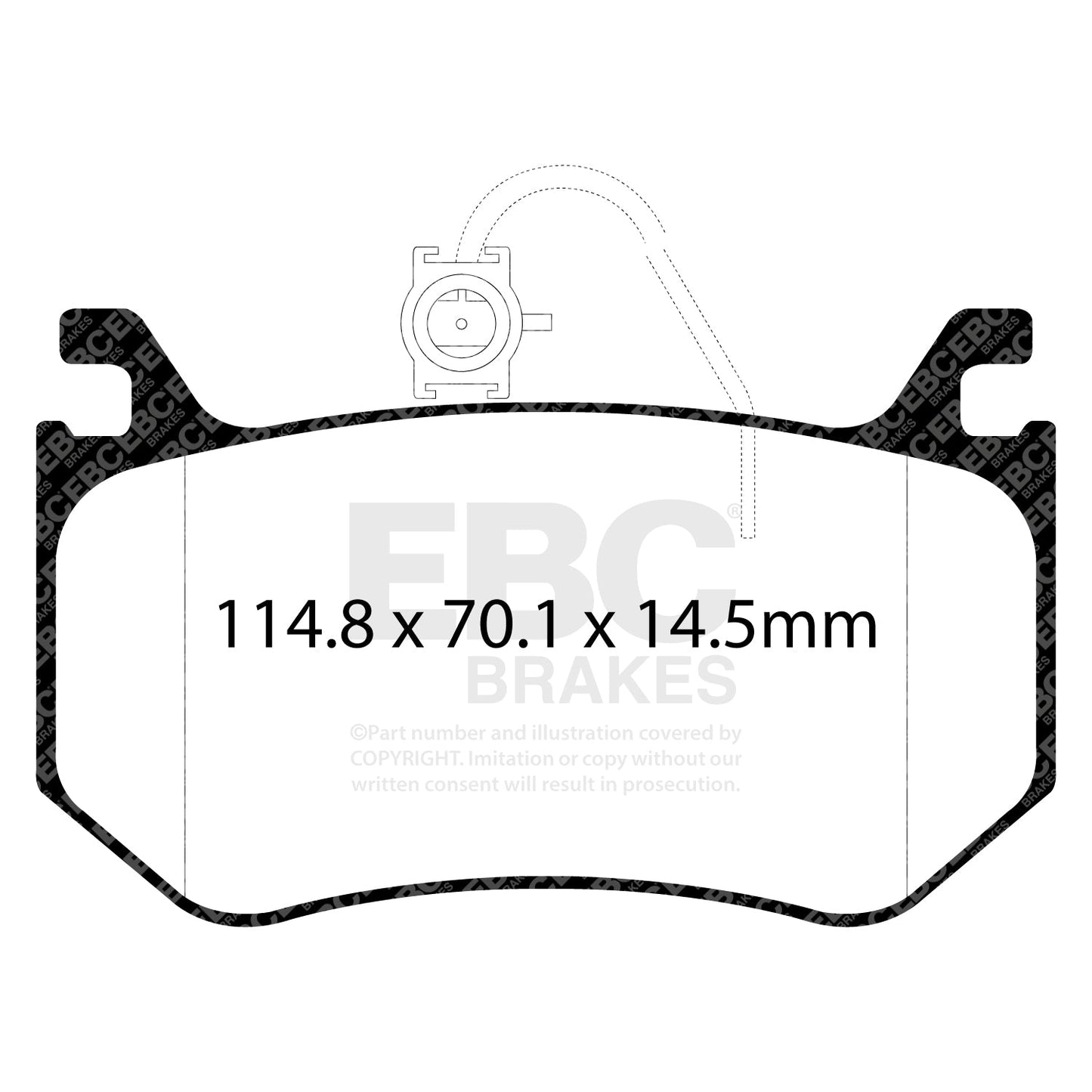EBC Bluestuff NDX Trackday Brake Pad Set (DP52326NDX)