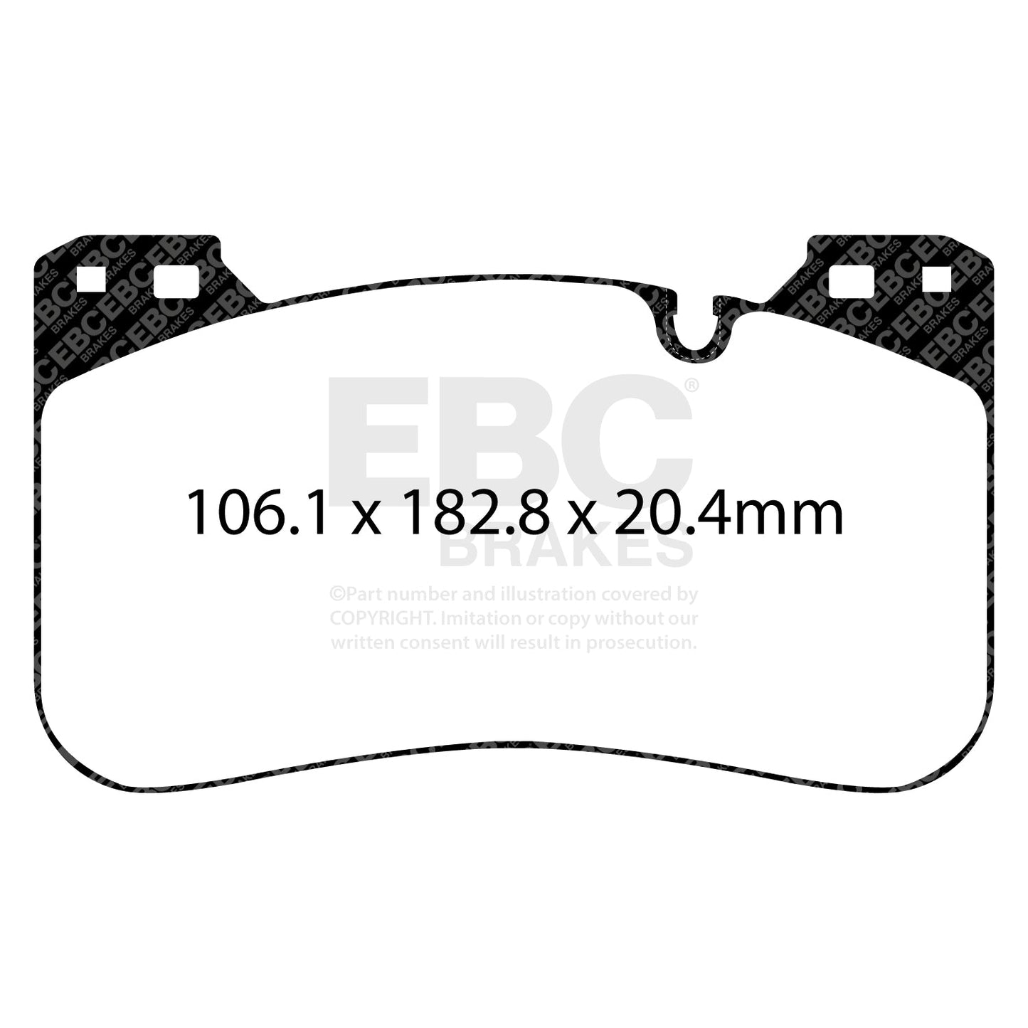 EBC Brakes RP1 Racing Pad (DP82331RP1) Front