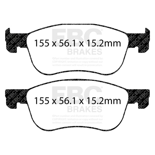 EBC Brakes RPX Racing Pad (DP82353RPX) Front