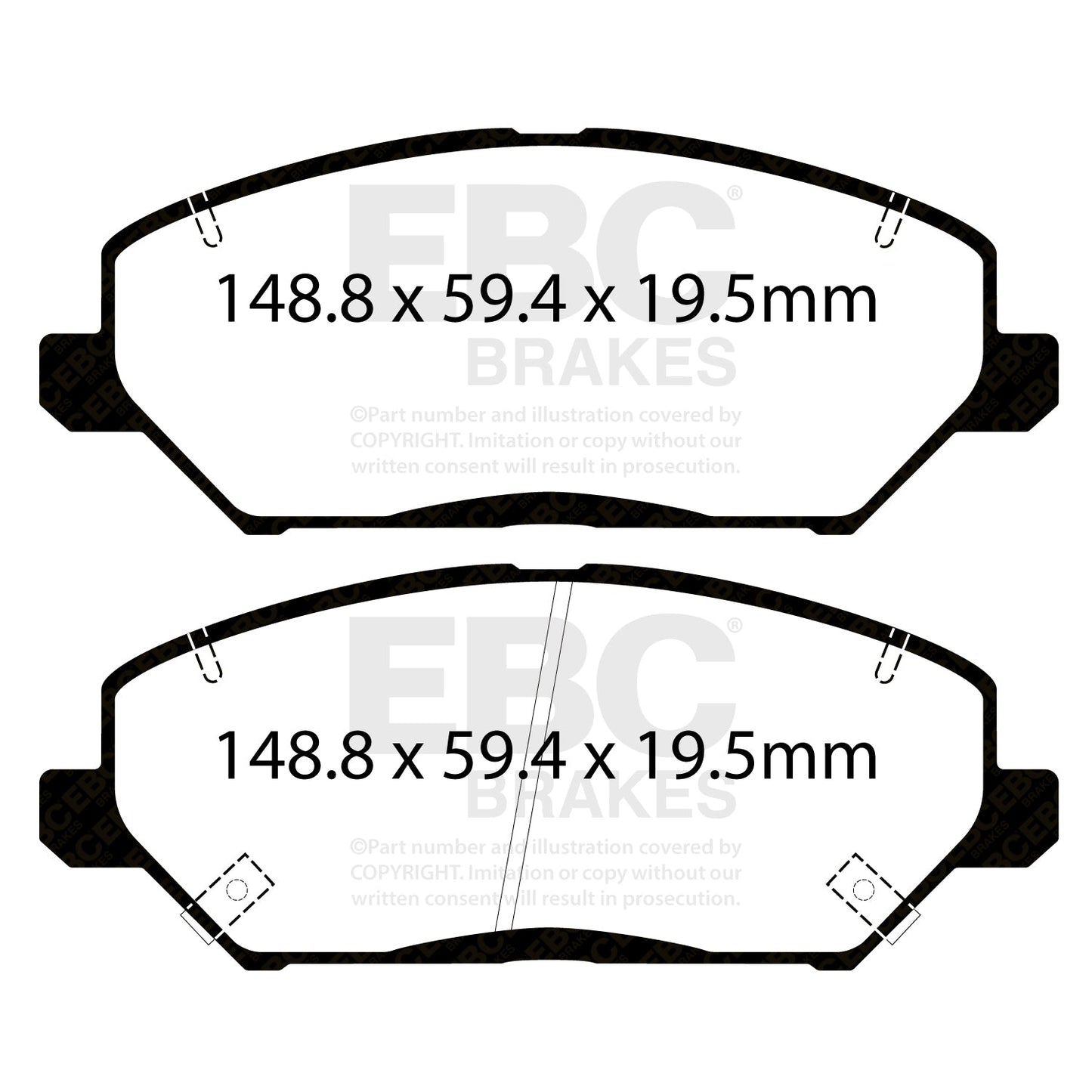 EBC Brakes Pad  and  Disc Kit (PD01KF1933)