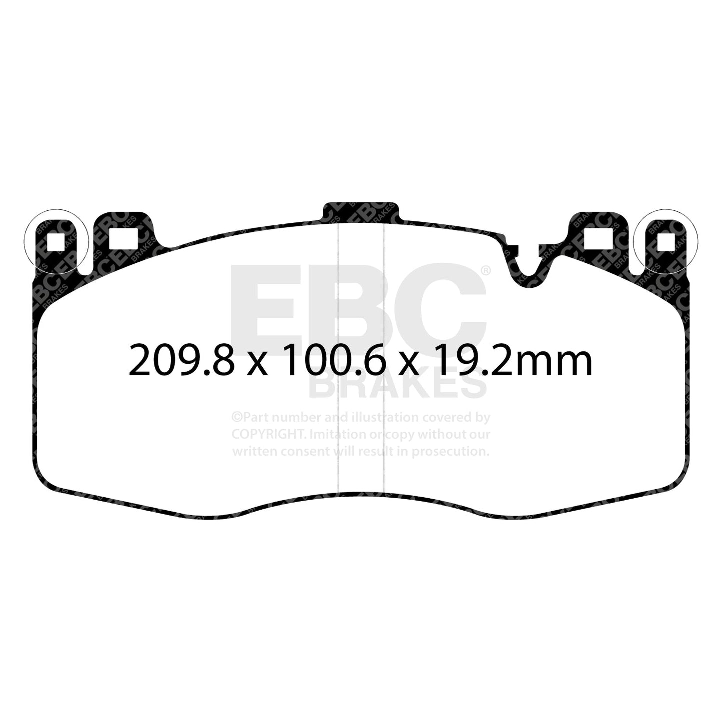 EBC Bluestuff NDX Trackday Brake Pad Set (DP52370NDX)