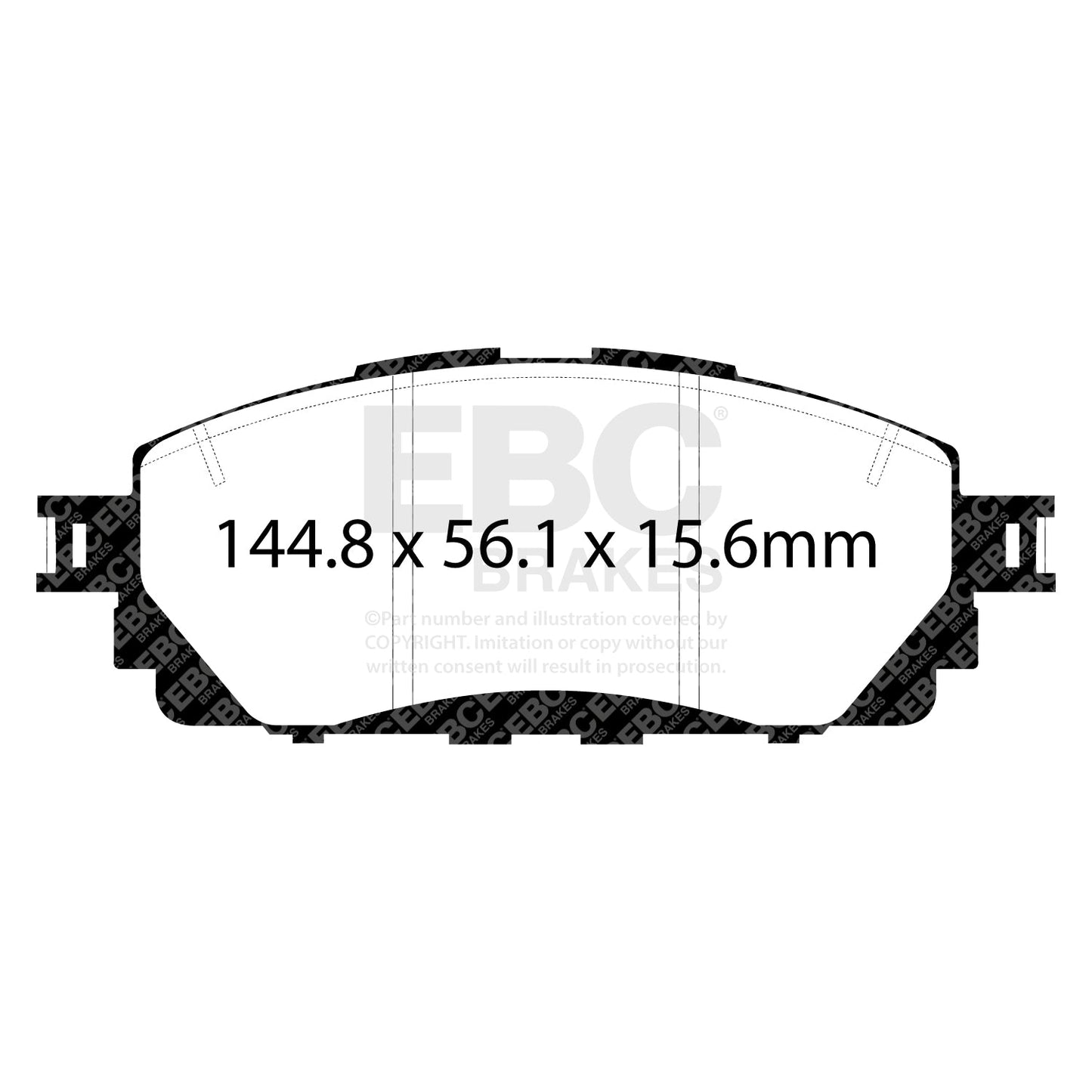 EBC Ultimax OE Replacement Brake Pad Set (DPX2373)