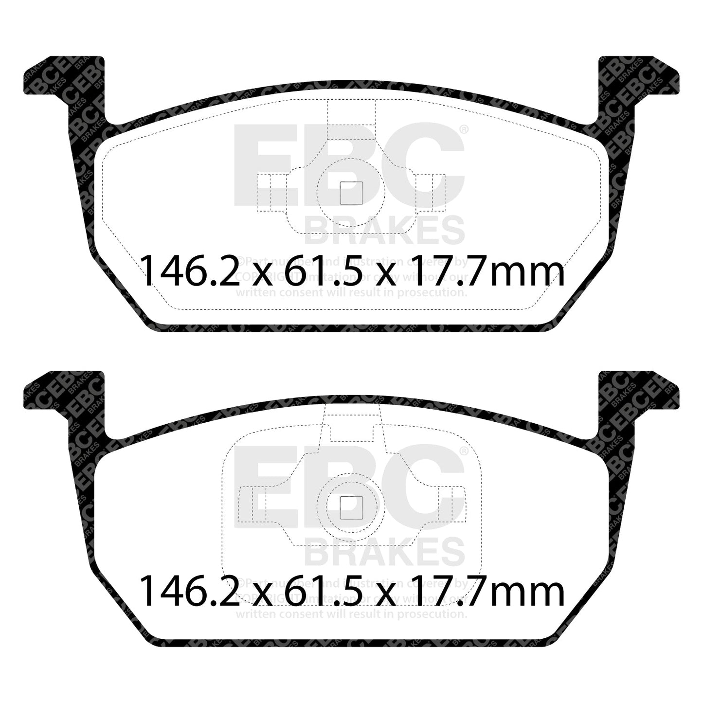EBC Brakes Pad and Disc Kit (PD06KF831)
