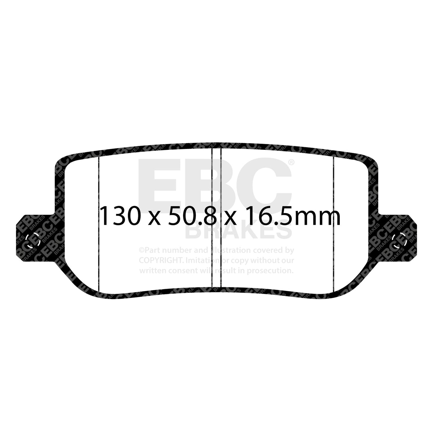 EBC Greenstuff 2000 Series Sport Brake Pad Set (DP22375)