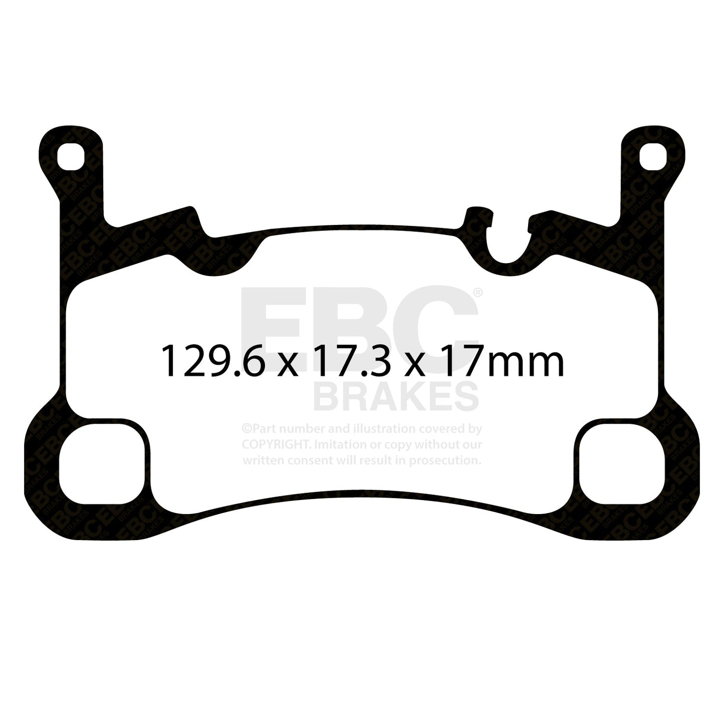 EBC Bluestuff NDX Trackday Brake Pad Set (DP52380NDX)