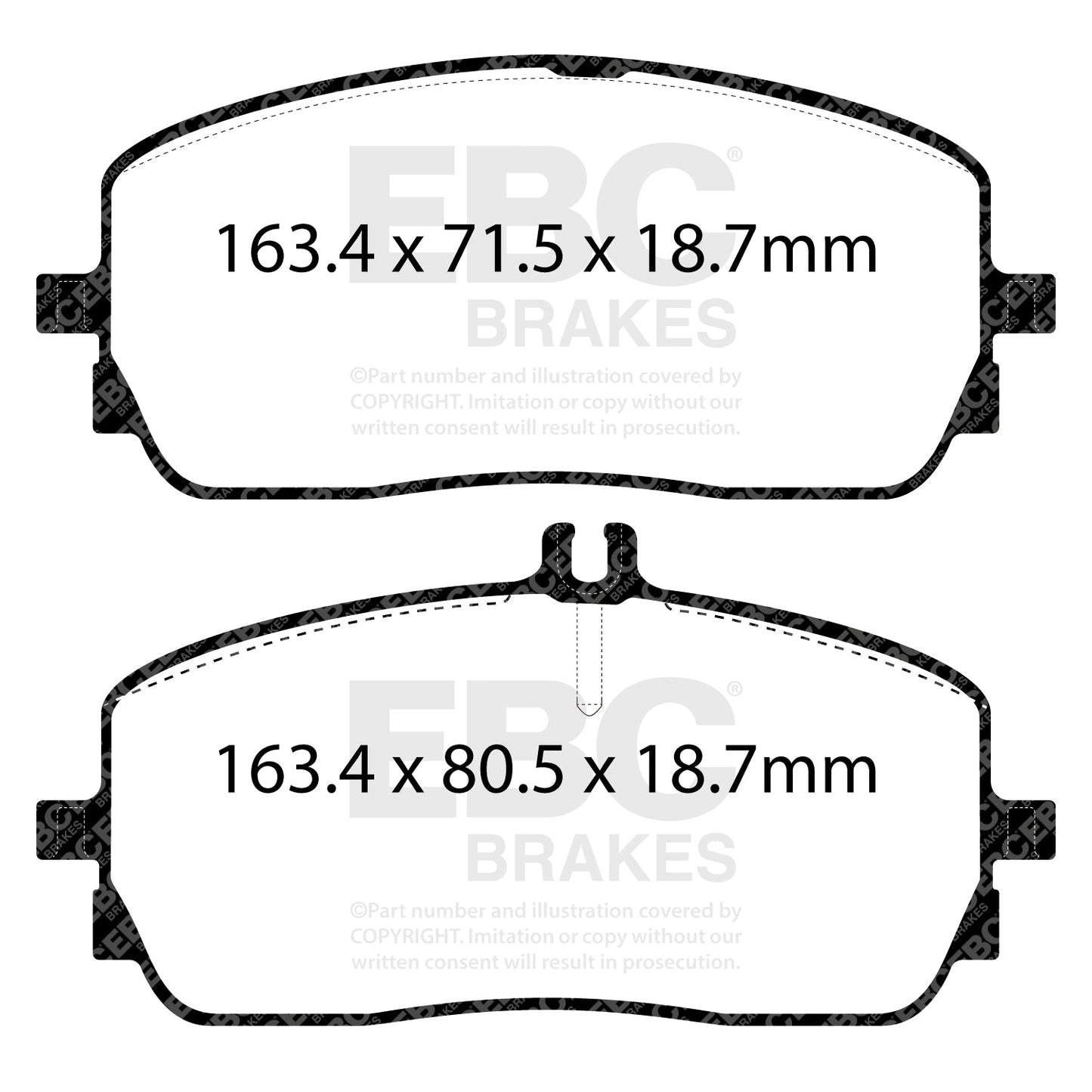 EBC Bluestuff NDX Trackday Brake Pad Set (DP52390NDX)