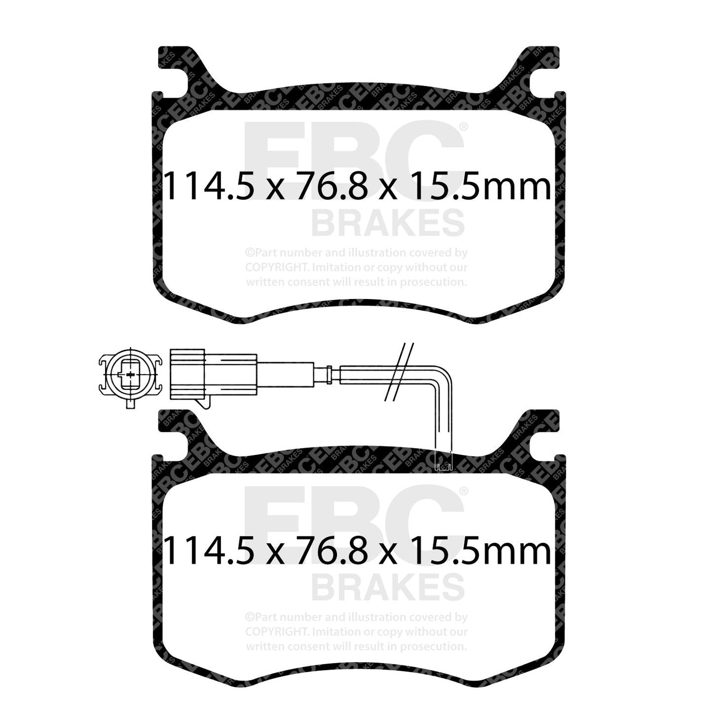 EBC Bluestuff Brake Pad 5000 Series TrackDay Set (DP52392NDX)