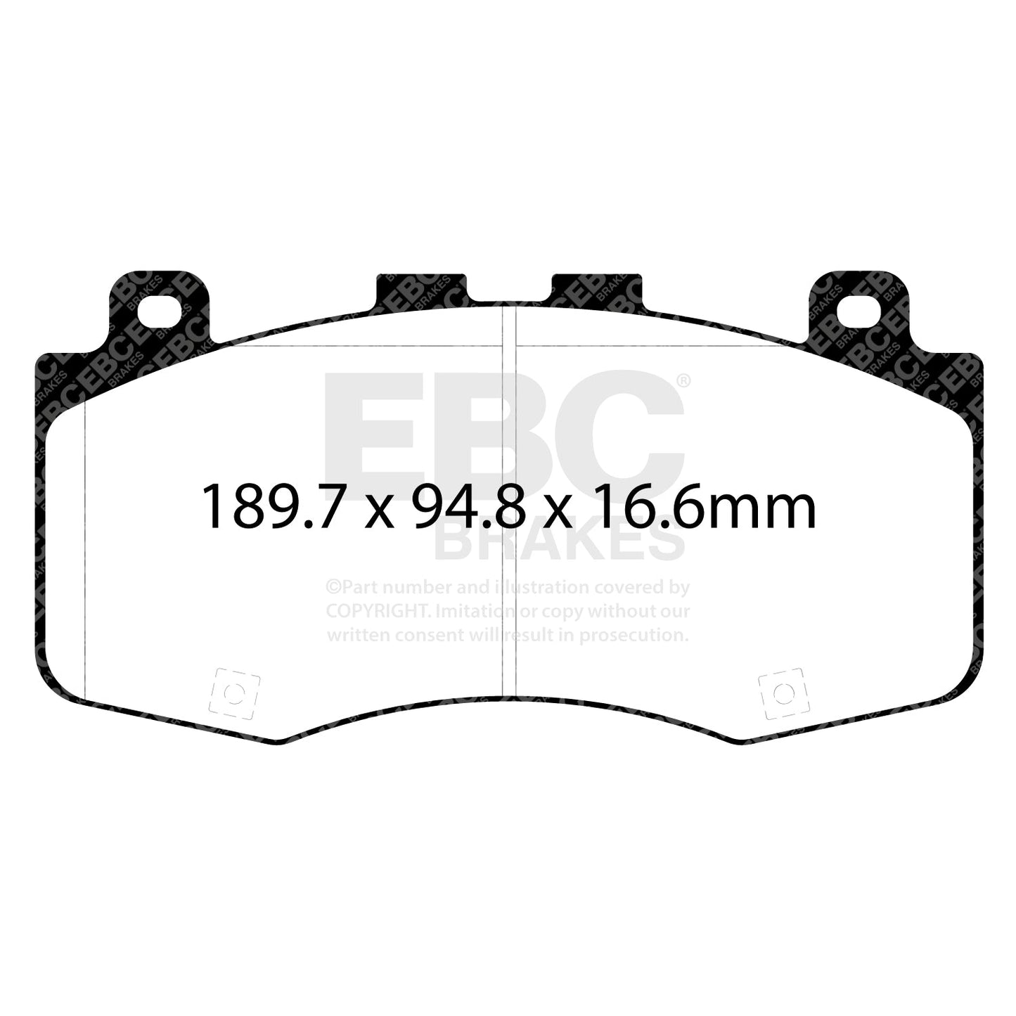 EBC Brakes RPX Racing Pad (DP82400RPX) Front